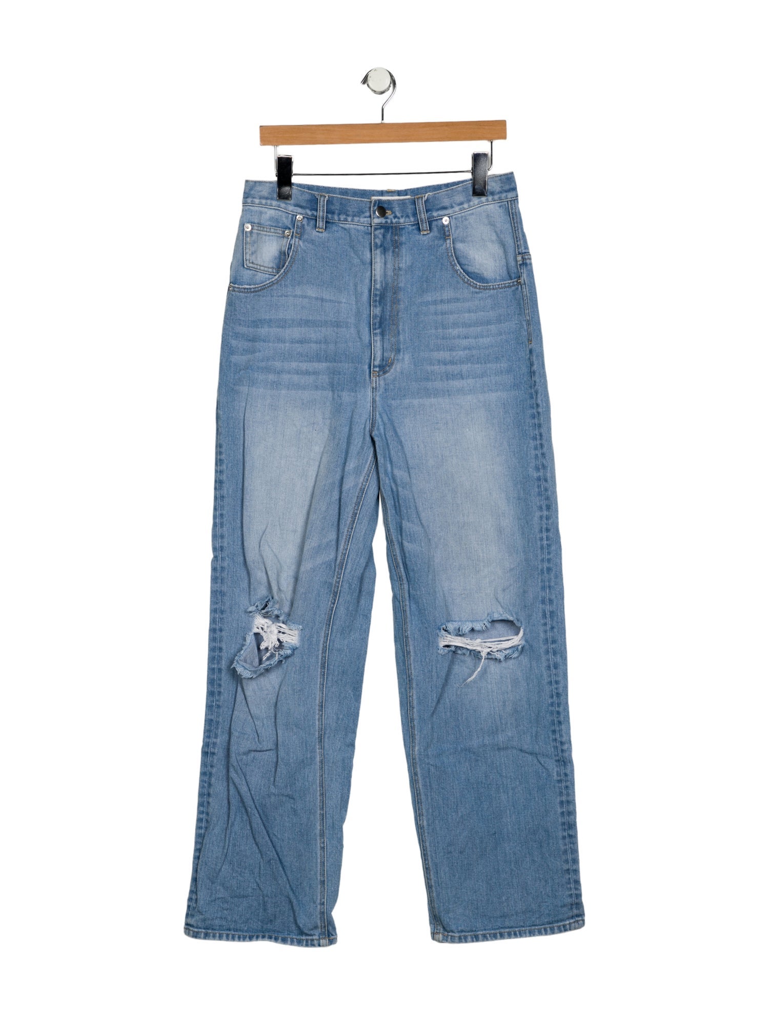 Tibi High-Rise Wide Leg Jeans