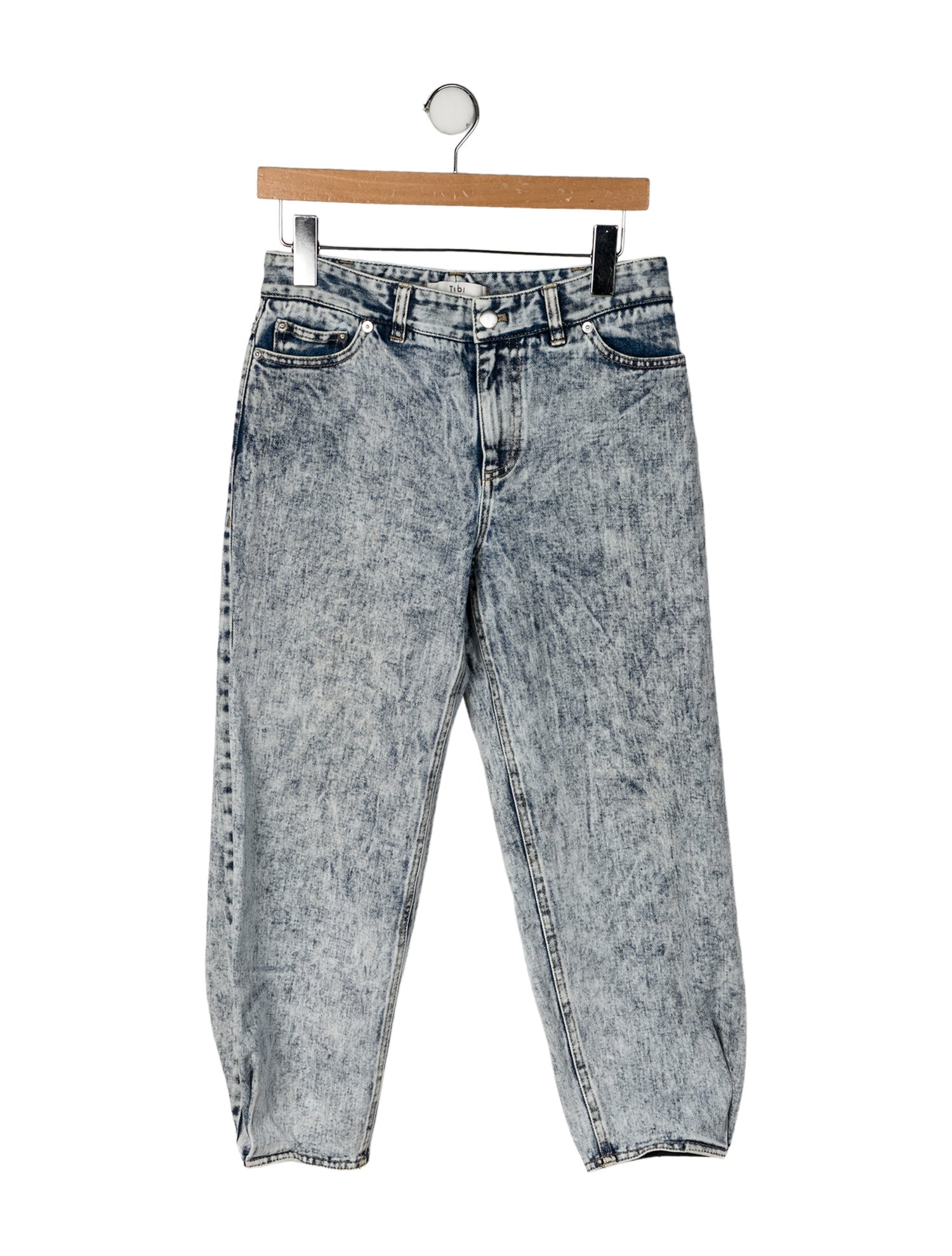 Tibi Mid-Rise Skinny Leg Jeans