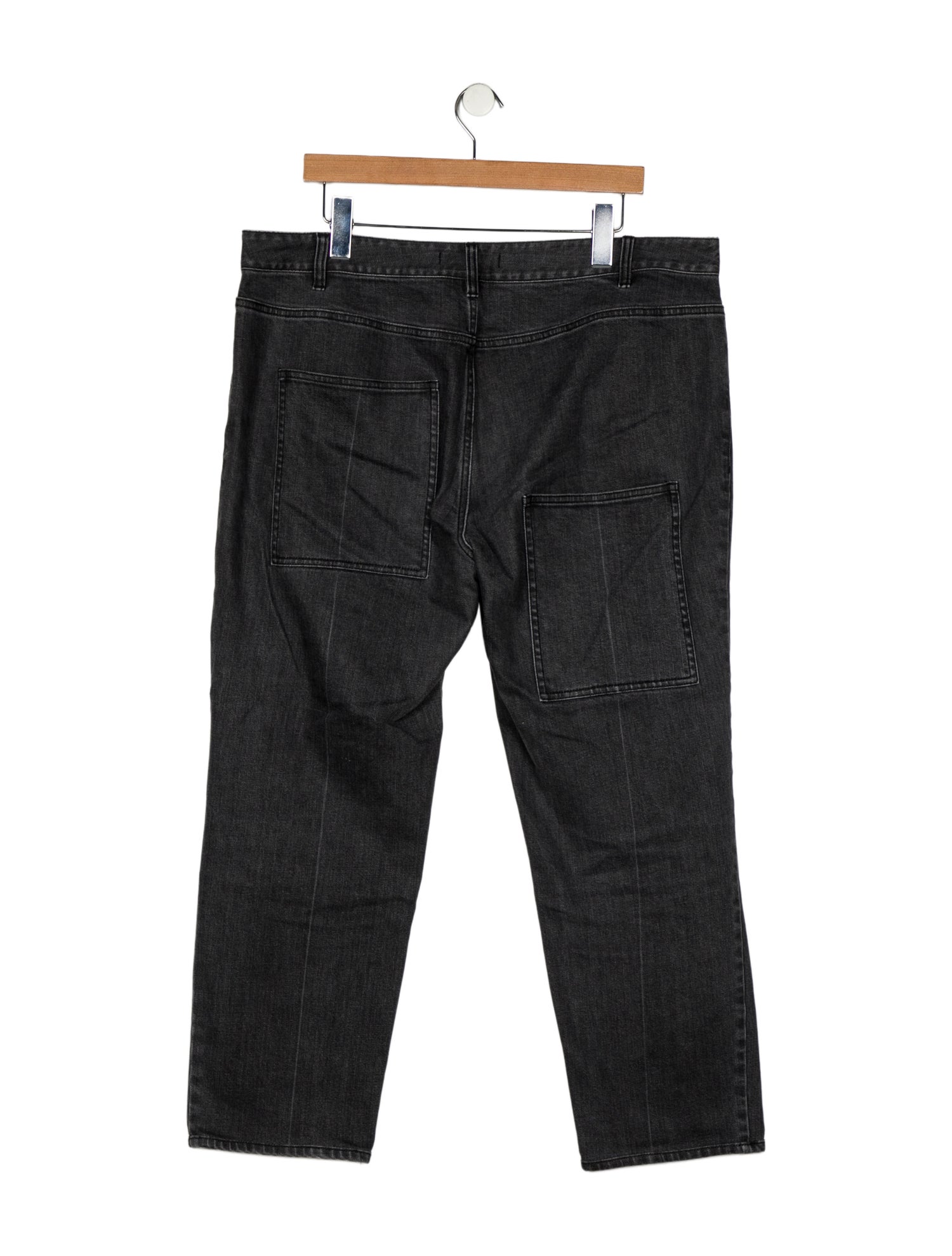 Tibi High-Rise Straight Leg Jeans