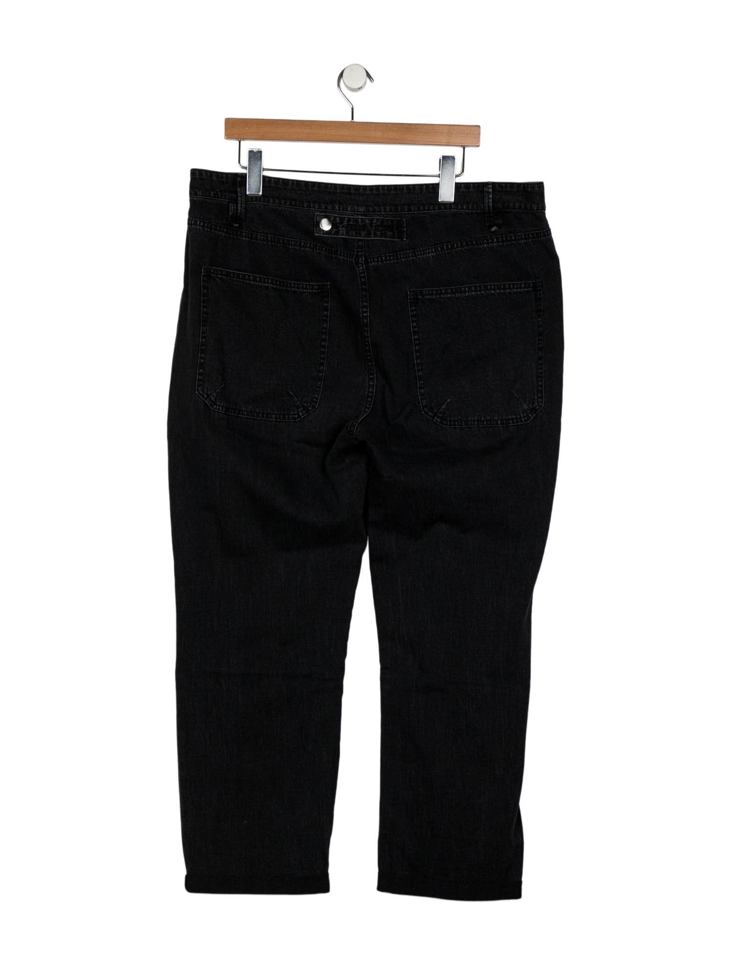 Tibi High-Rise Straight Leg Jeans