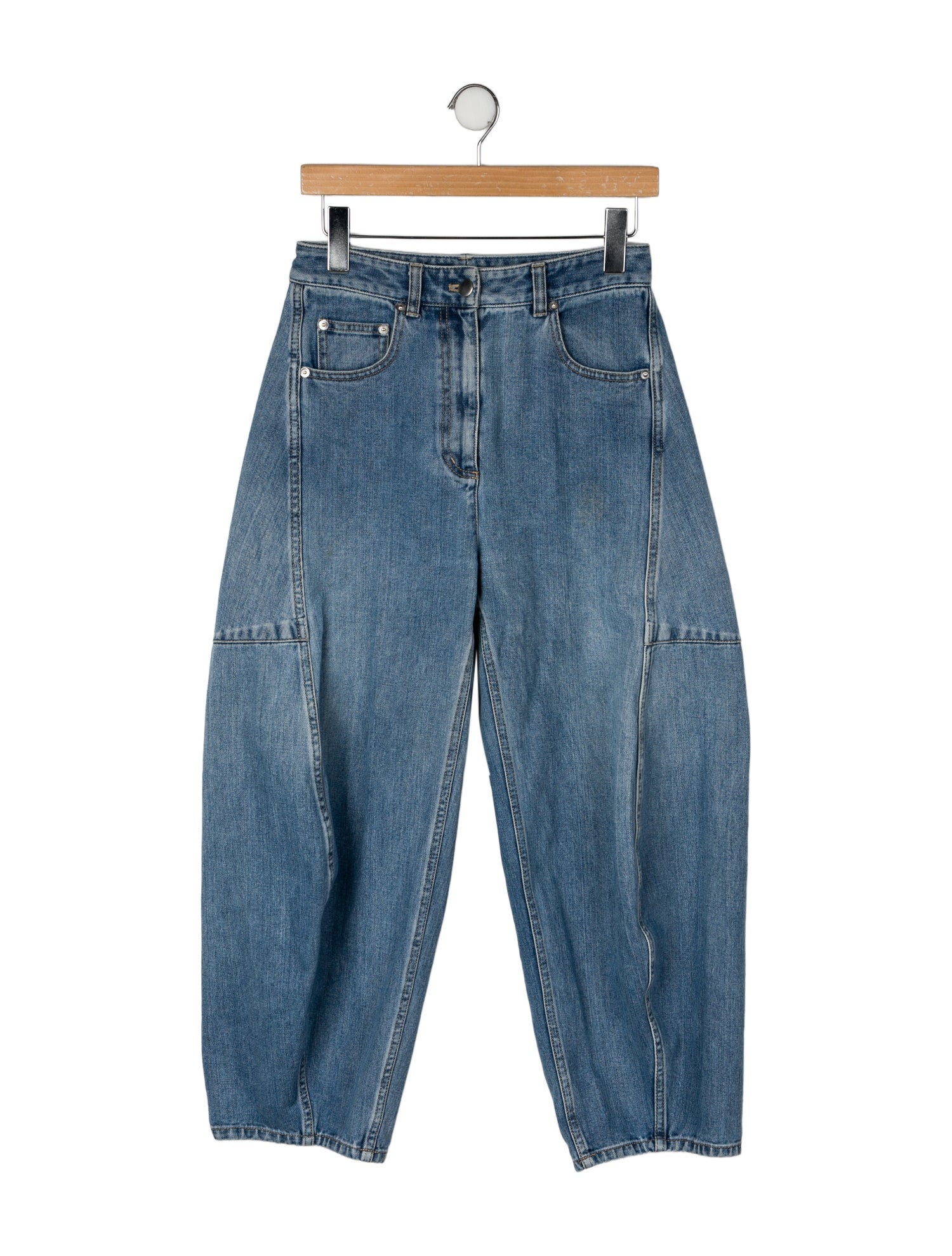 Tibi High-Rise Wide Leg Jeans