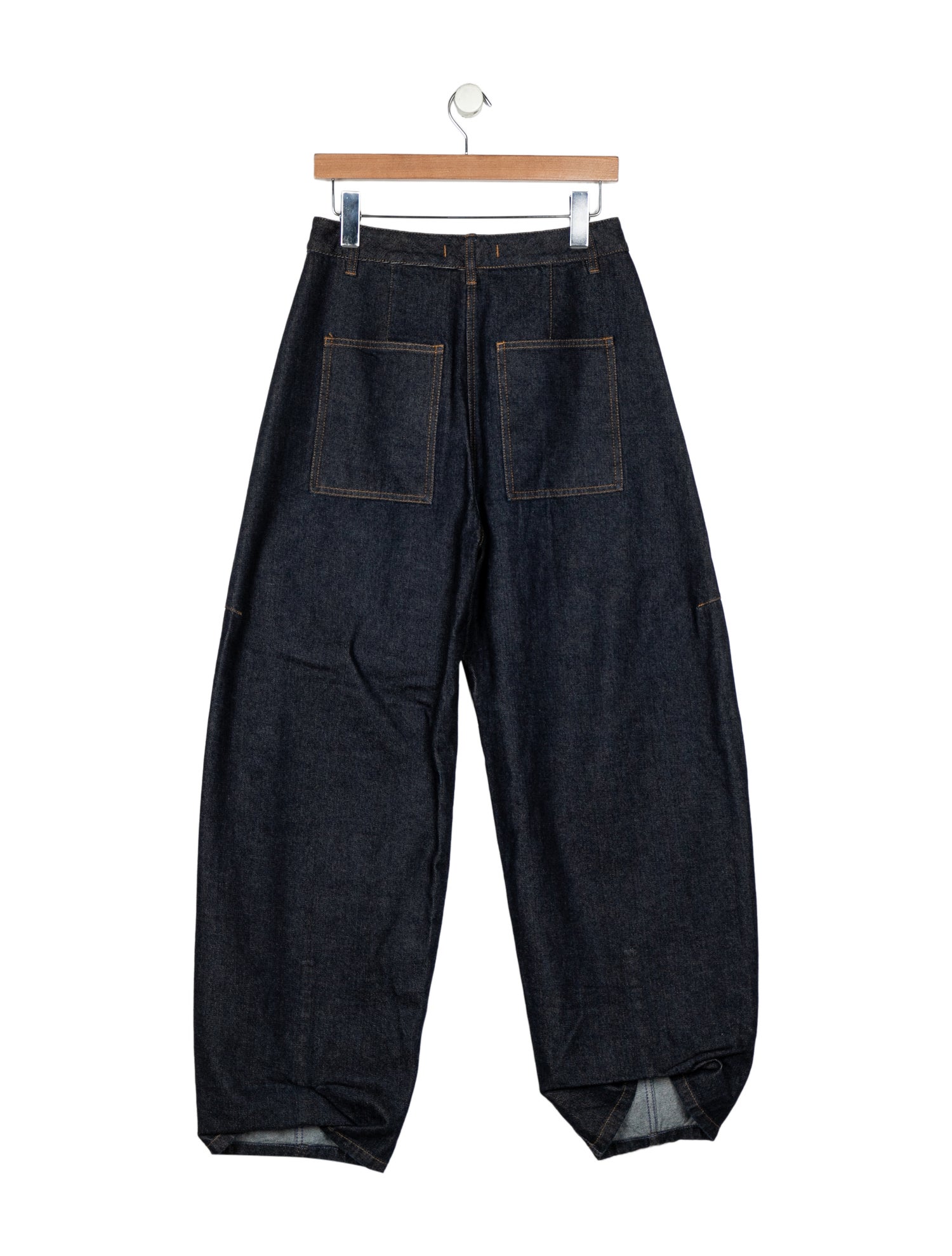 Tibi High-Rise Straight Leg Jeans