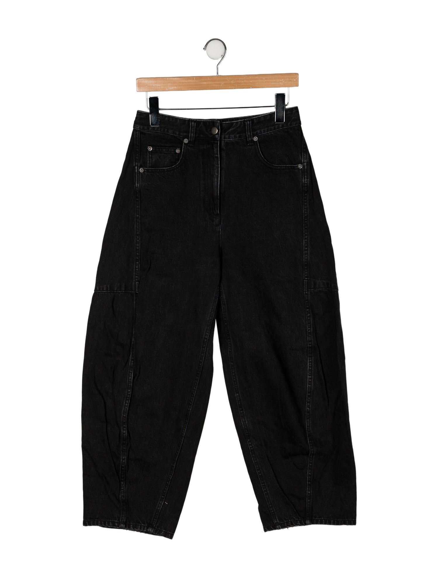 Tibi High-Rise Wide Leg Jeans