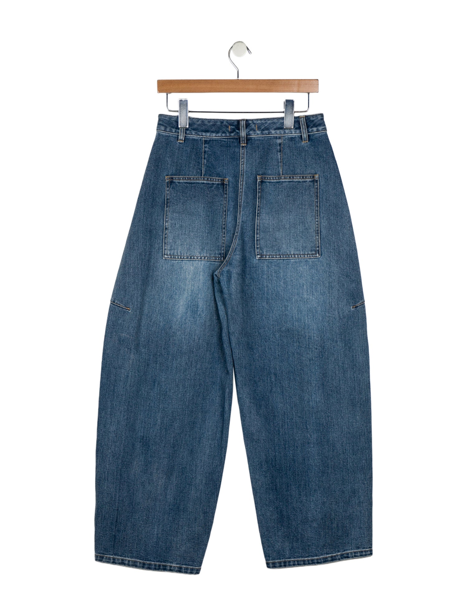 Tibi High-Rise Wide Leg Jeans