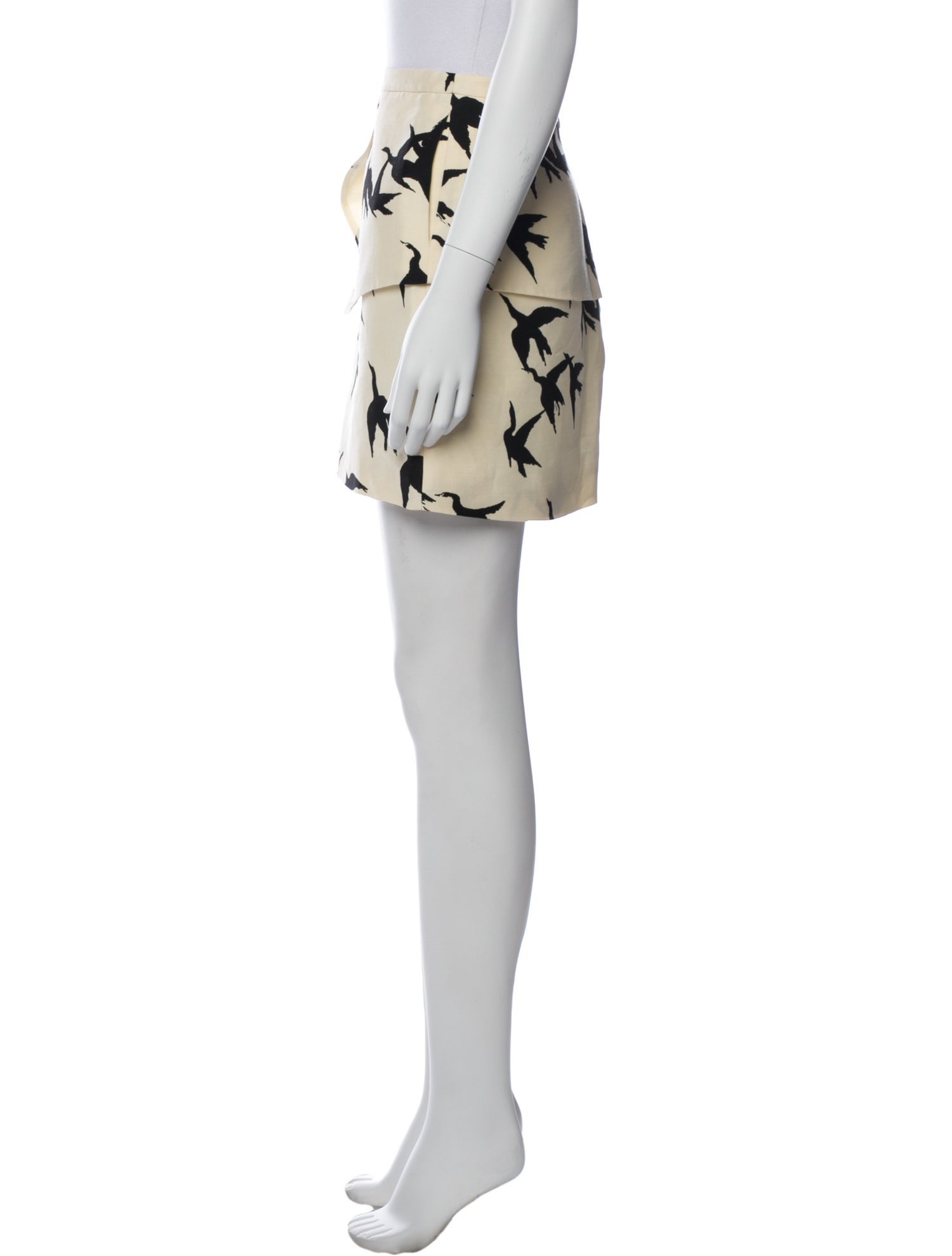 Tibi Wool Mini Skirt