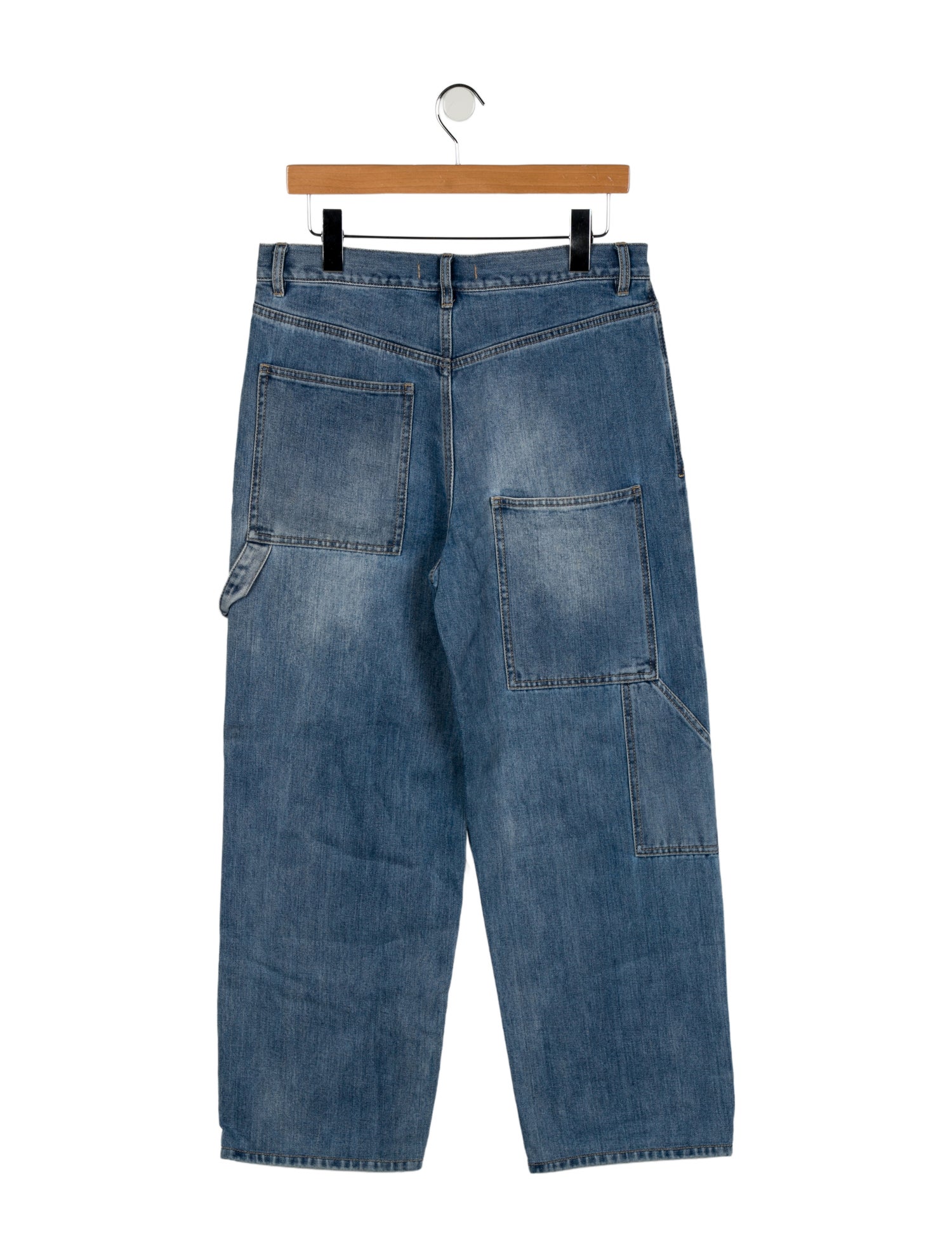 Tibi High-Rise Wide Leg Jeans