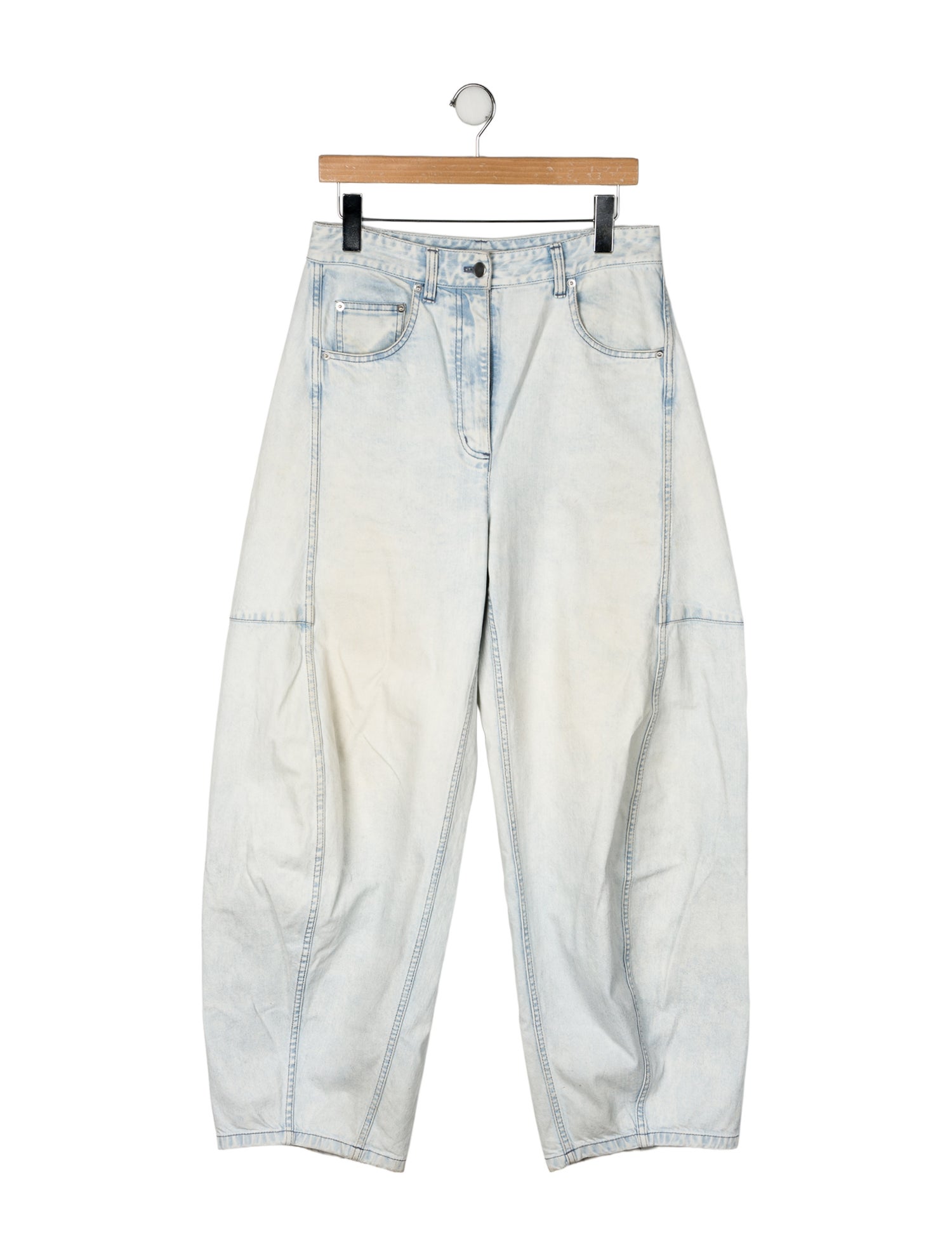 Tibi High-Rise Wide Leg Jeans