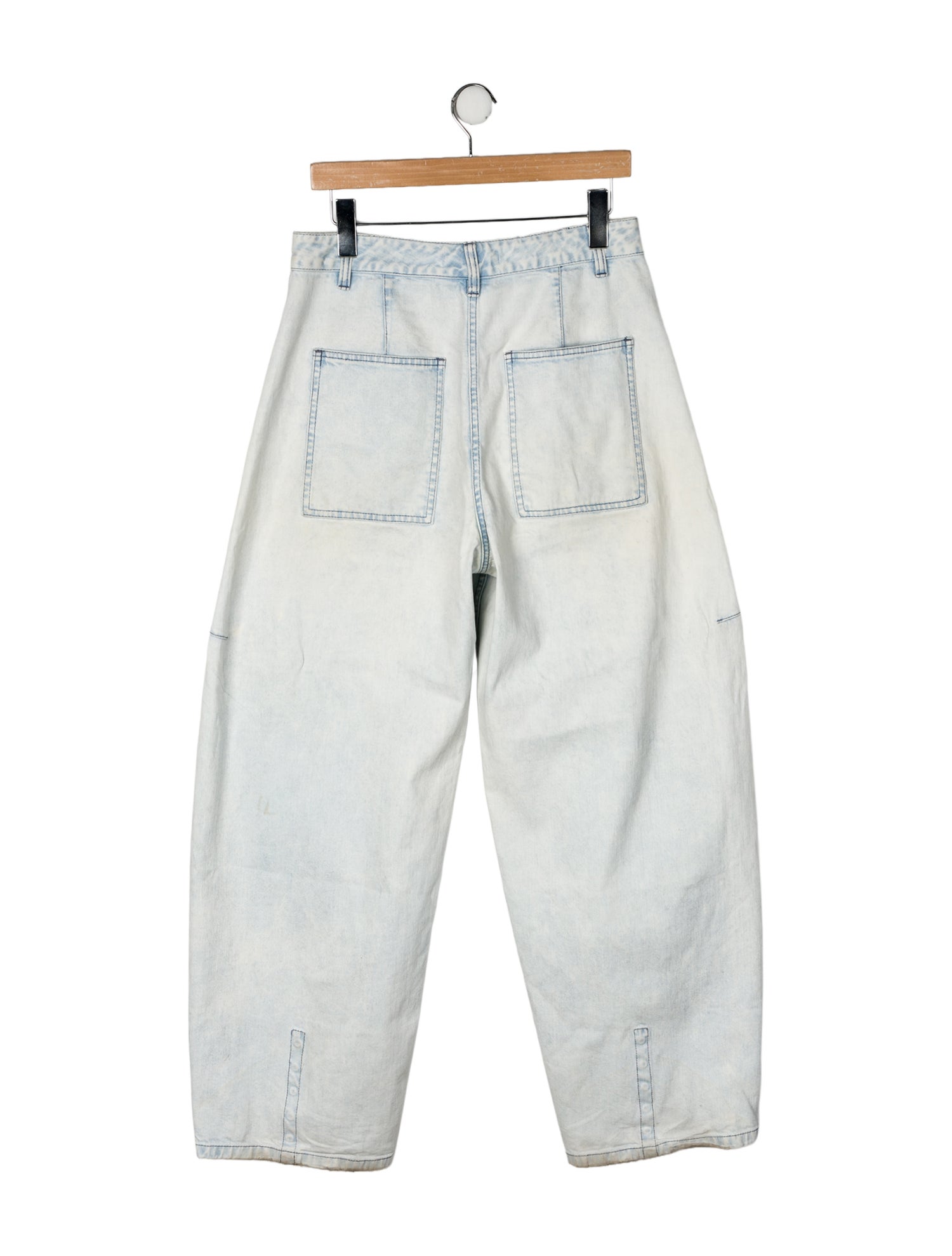 Tibi High-Rise Wide Leg Jeans