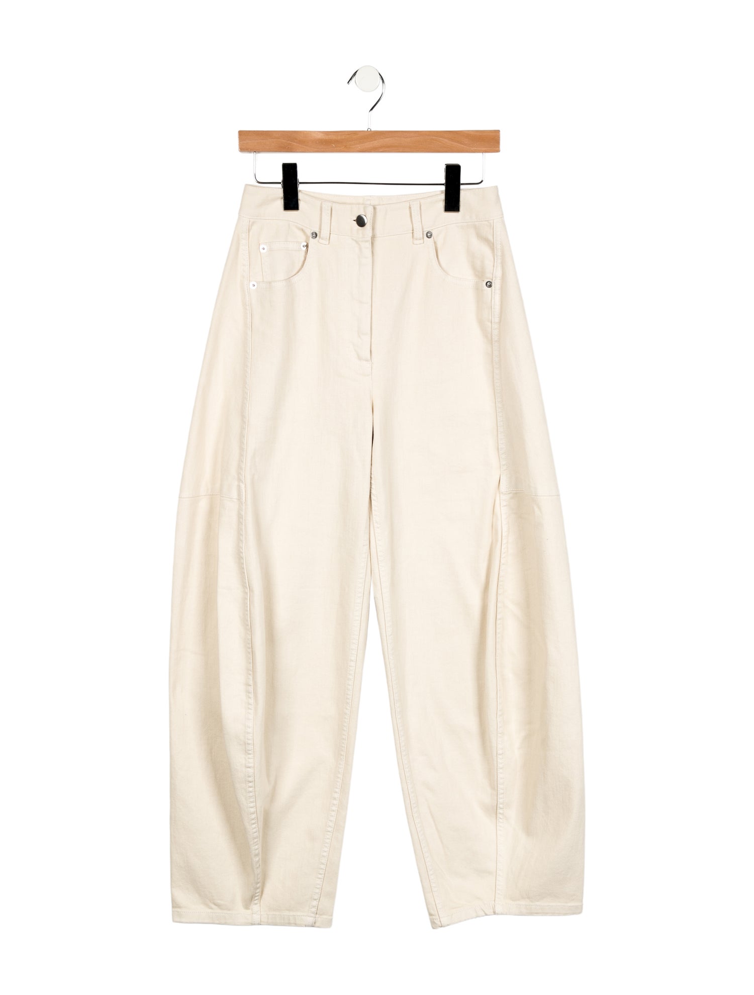 Tibi High-Rise Wide Leg Jeans