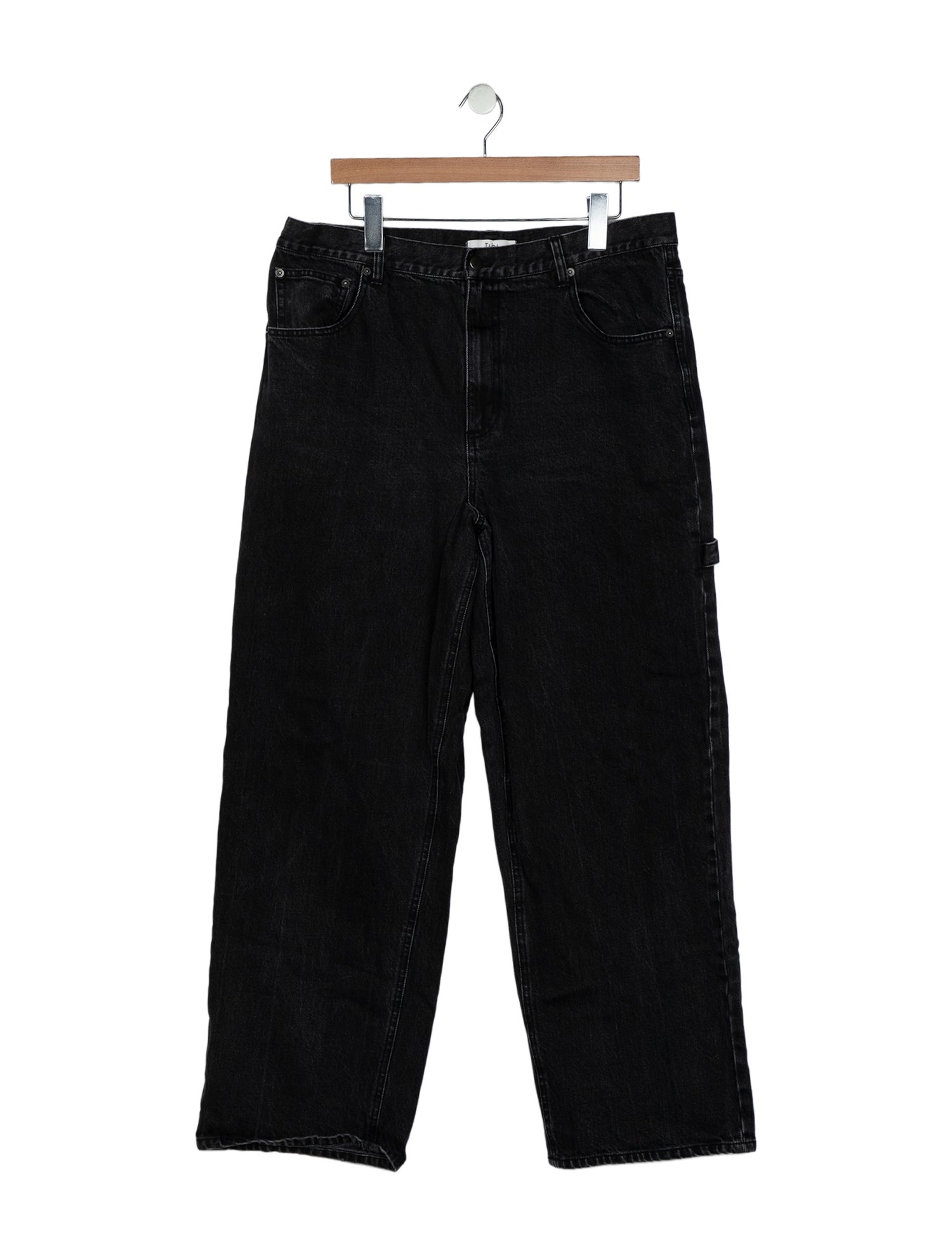 Tibi High-Rise Wide Leg Jeans