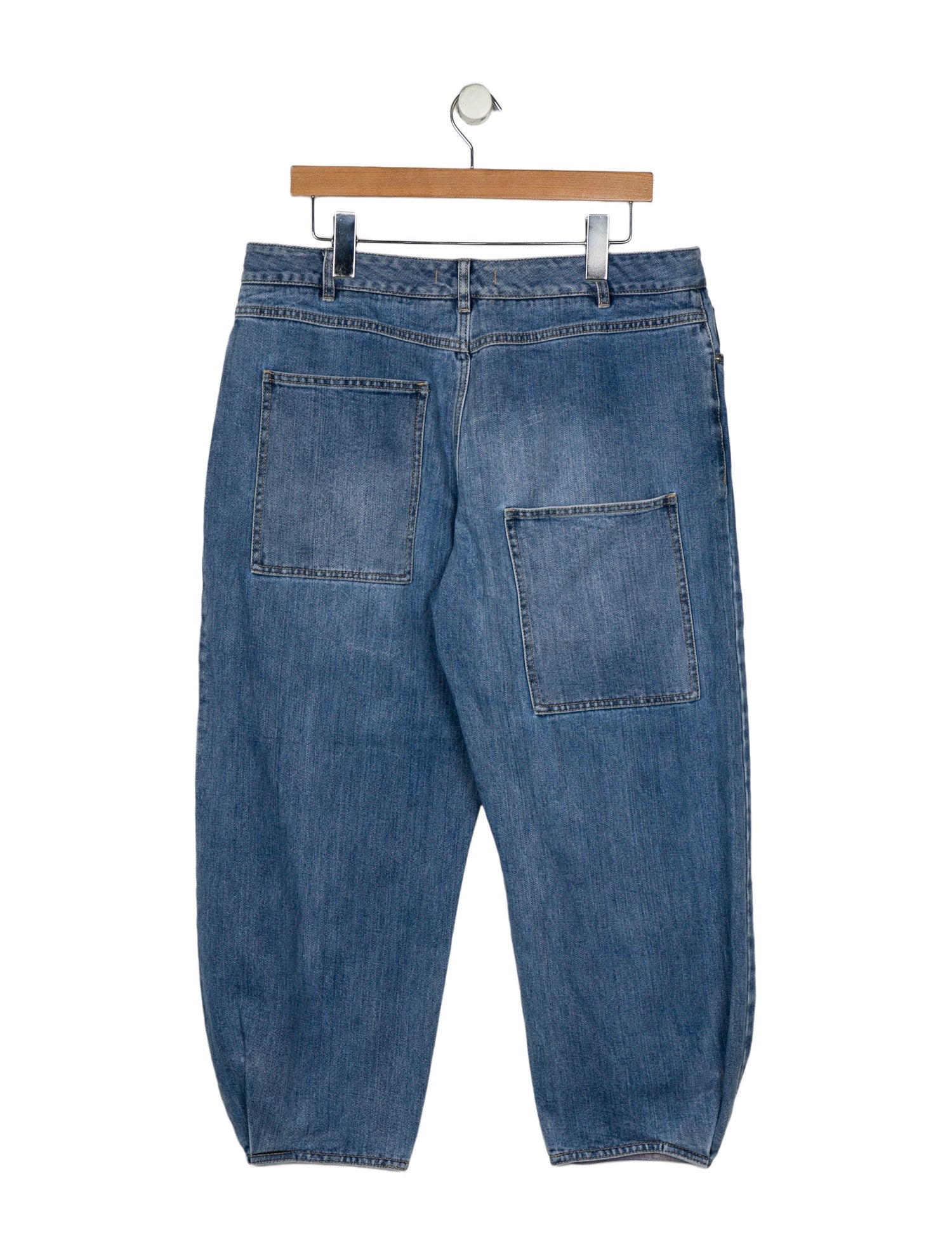 Tibi High-Rise Straight Leg Jeans