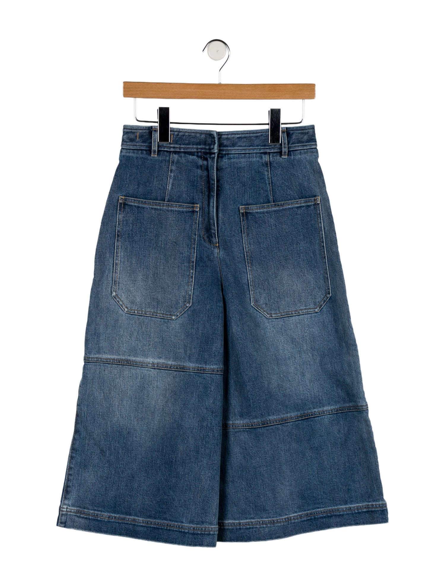 Tibi High-Rise Wide Leg Jeans