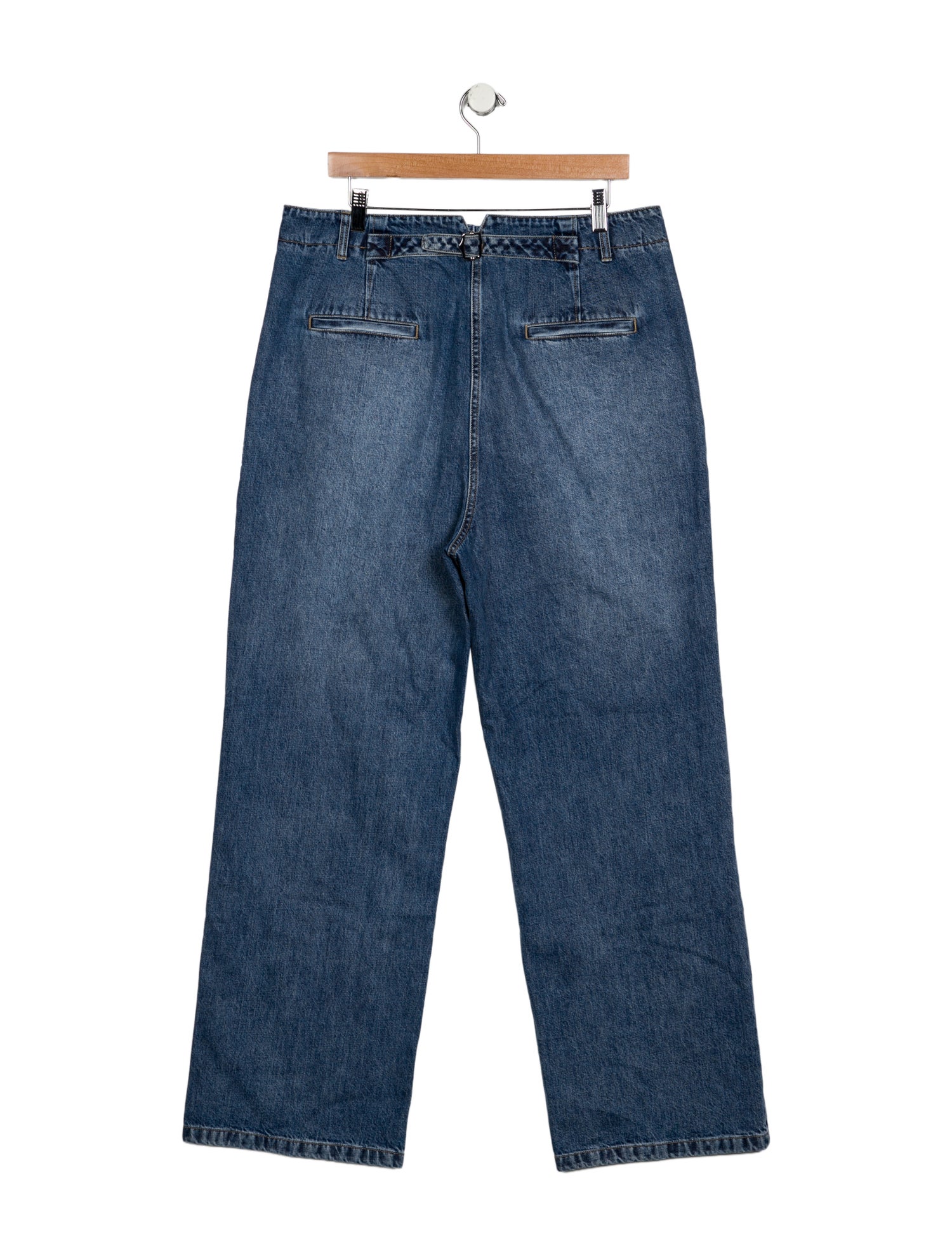 Tibi High-Rise Wide Leg Jeans