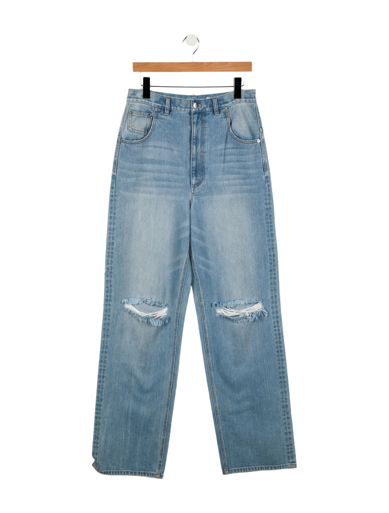 Tibi High-Rise Wide Leg Jeans