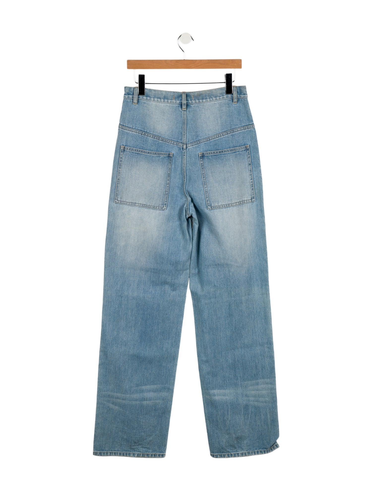 Tibi High-Rise Wide Leg Jeans