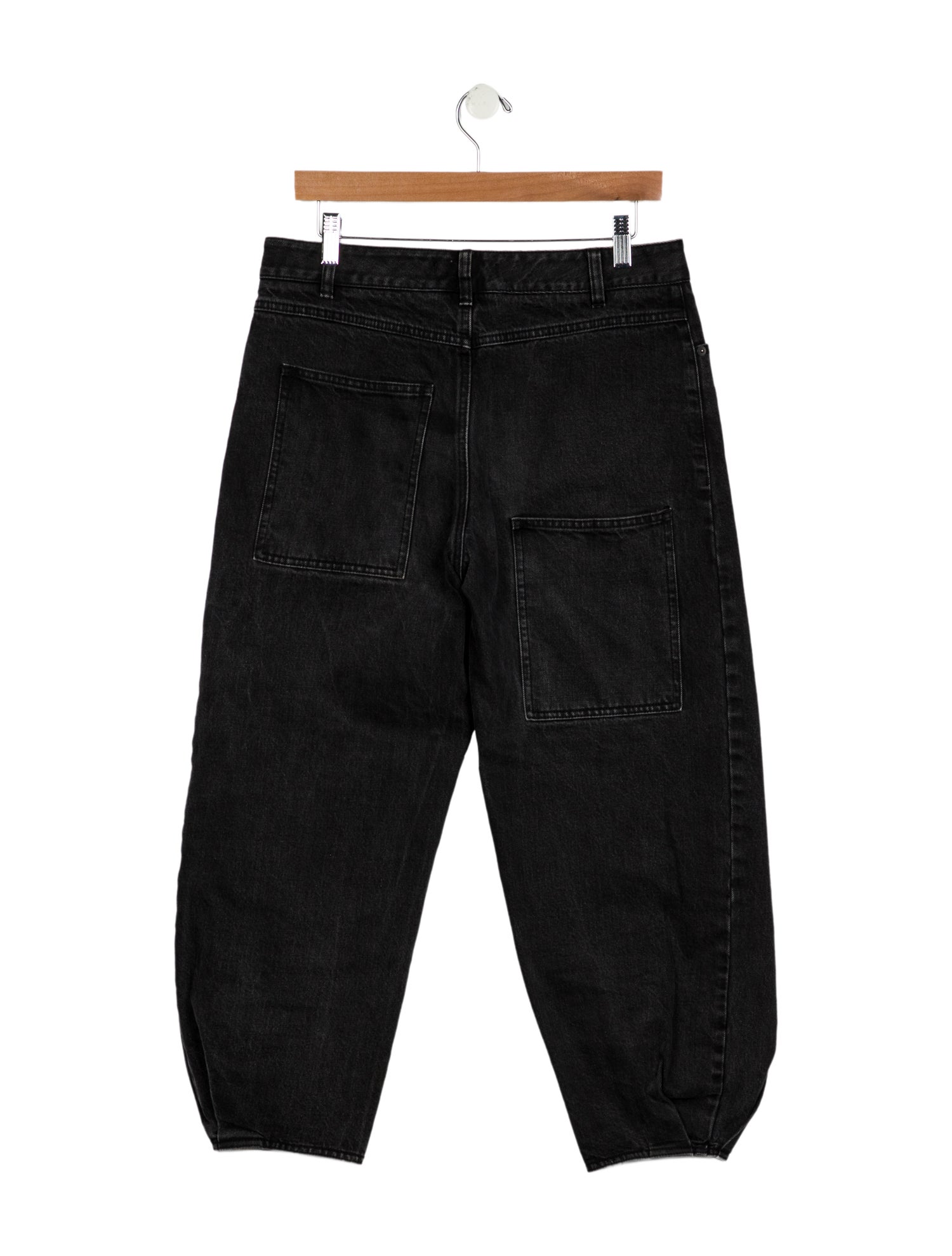 Tibi High-Rise Straight Leg Jeans