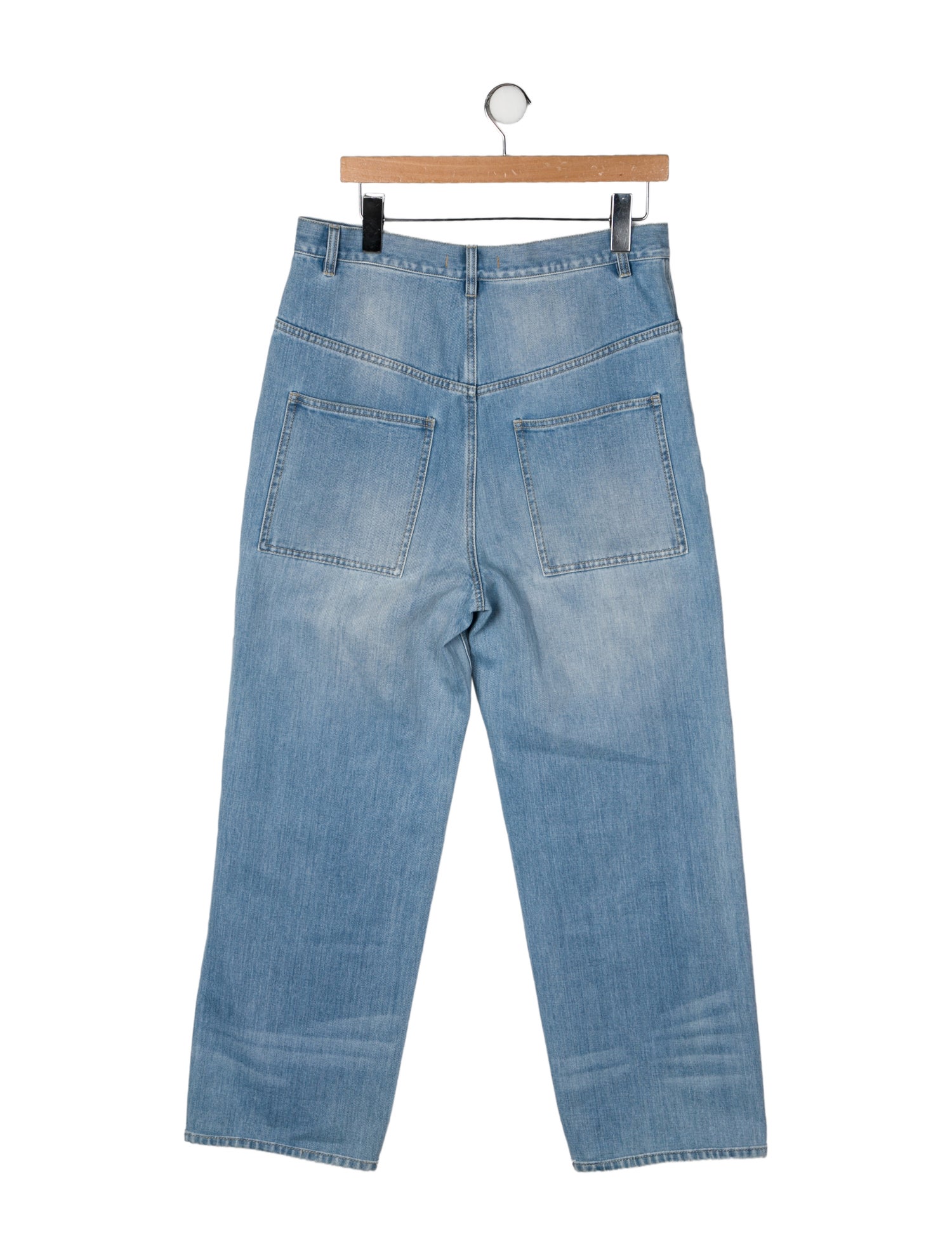 Tibi High-Rise Wide Leg Jeans
