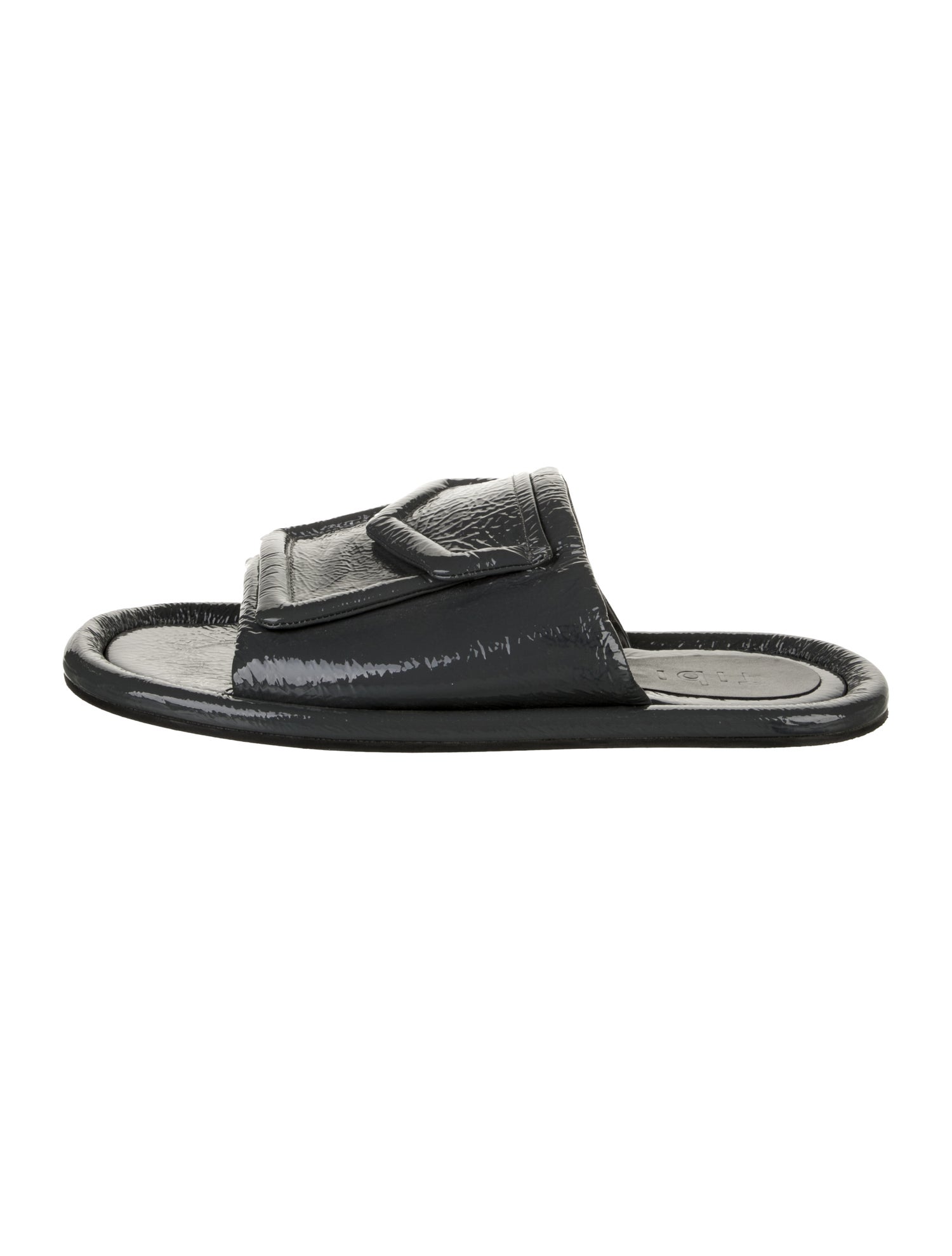 Tibi Leather Slides