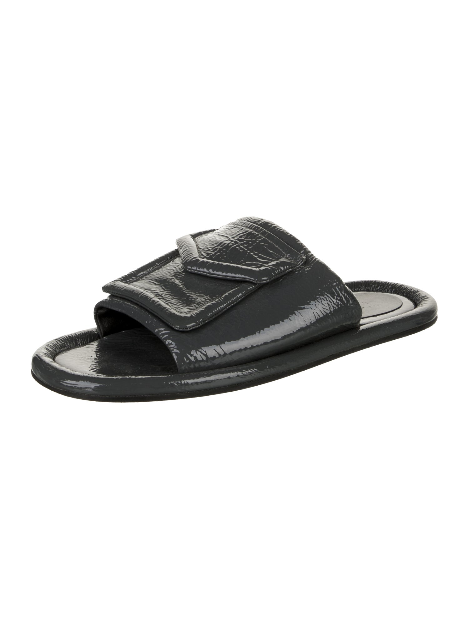Tibi Leather Slides