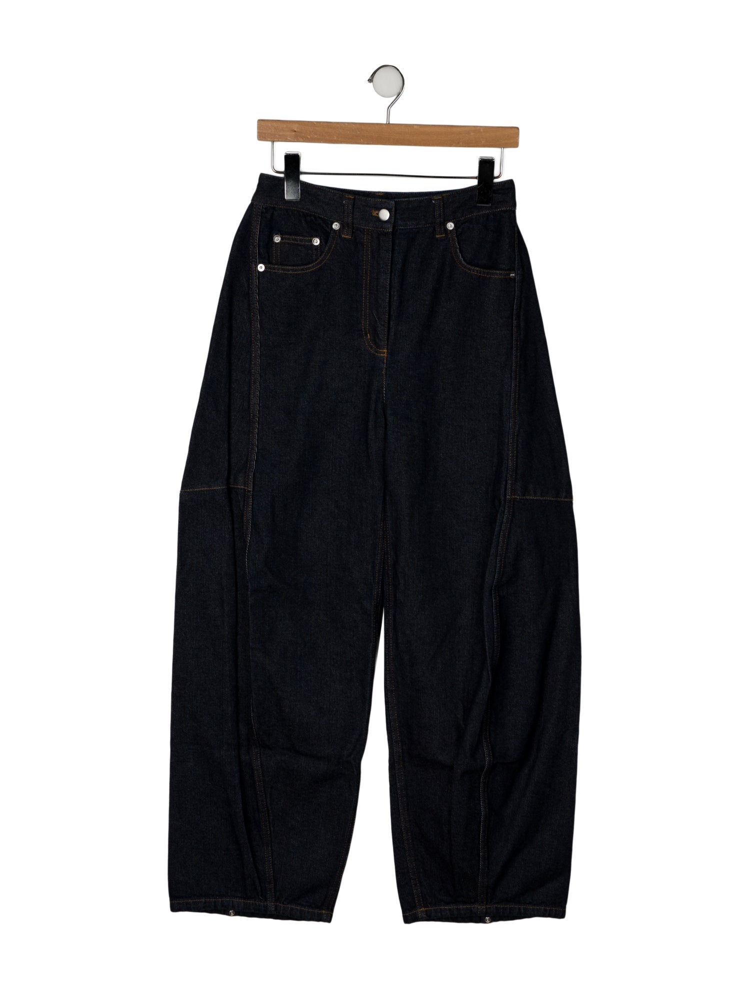 Tibi High-Rise Wide Leg Jeans