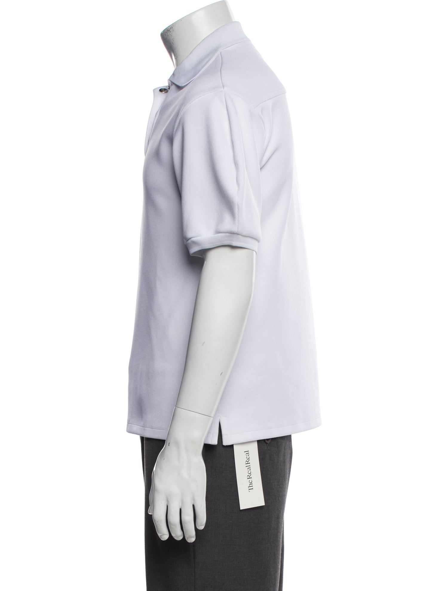 Tibi Collar Short Sleeve Polo Shirt