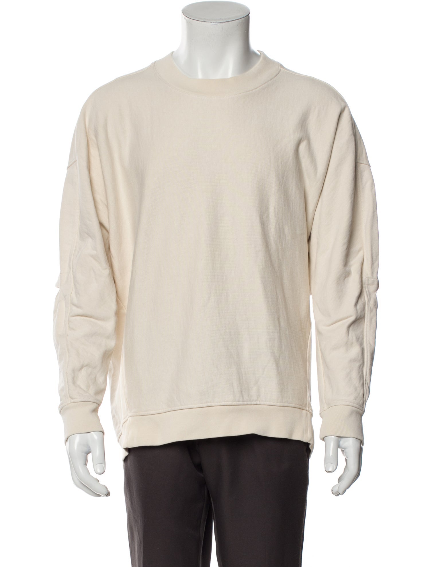 Tibi Crew Neck Long Sleeve Sweatshirt