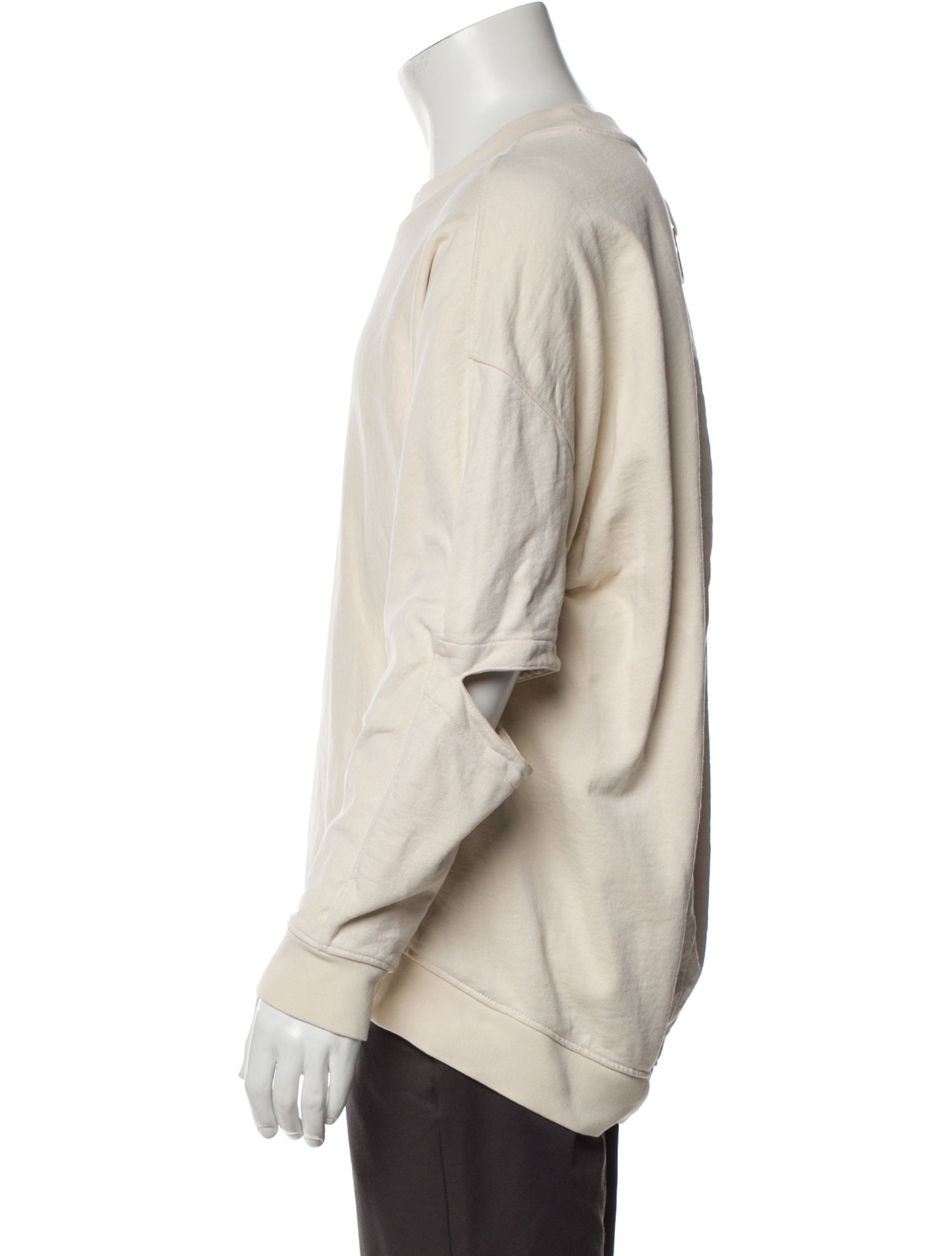 Tibi Crew Neck Long Sleeve Sweatshirt