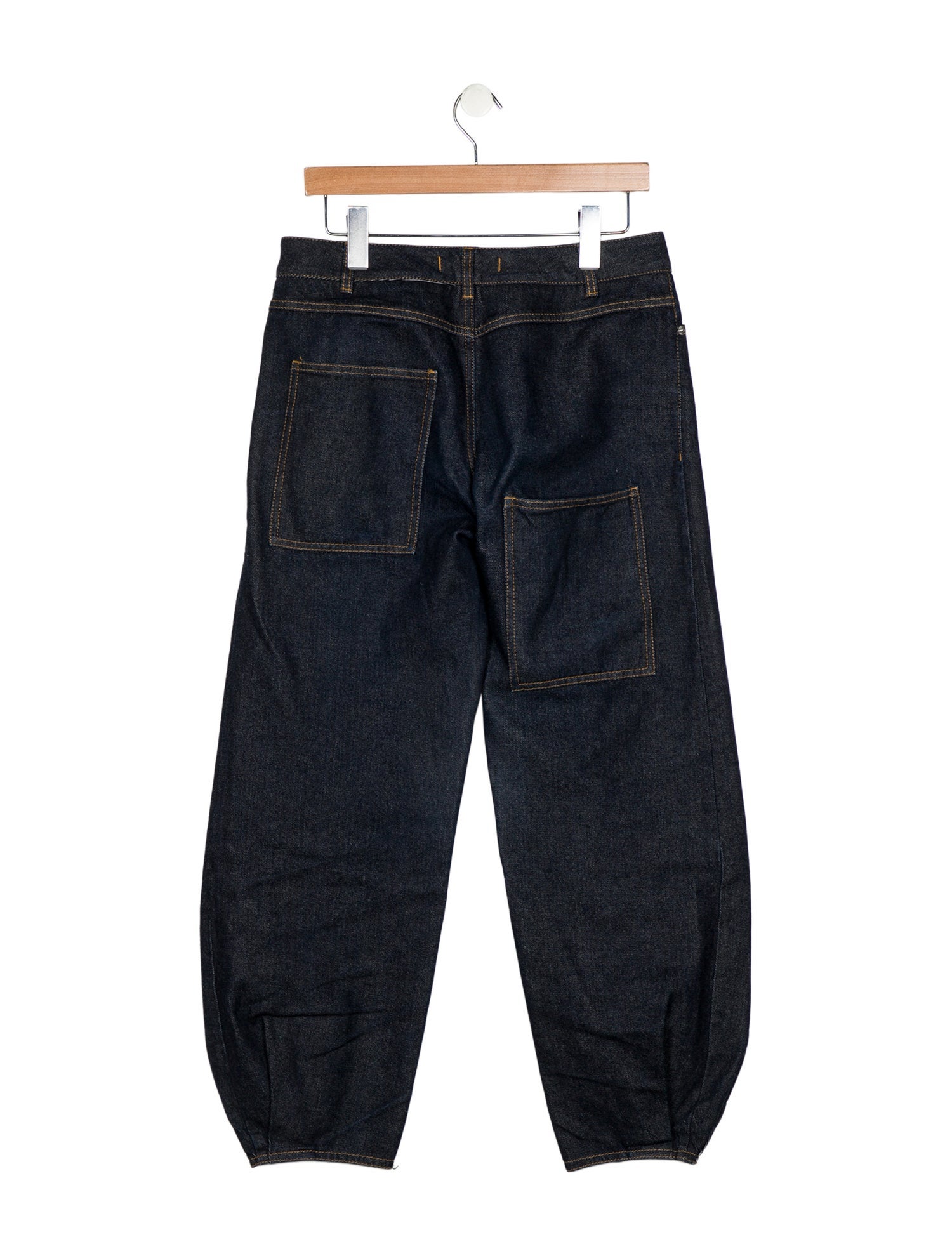 Tibi Mid-Rise Wide Leg Jeans
