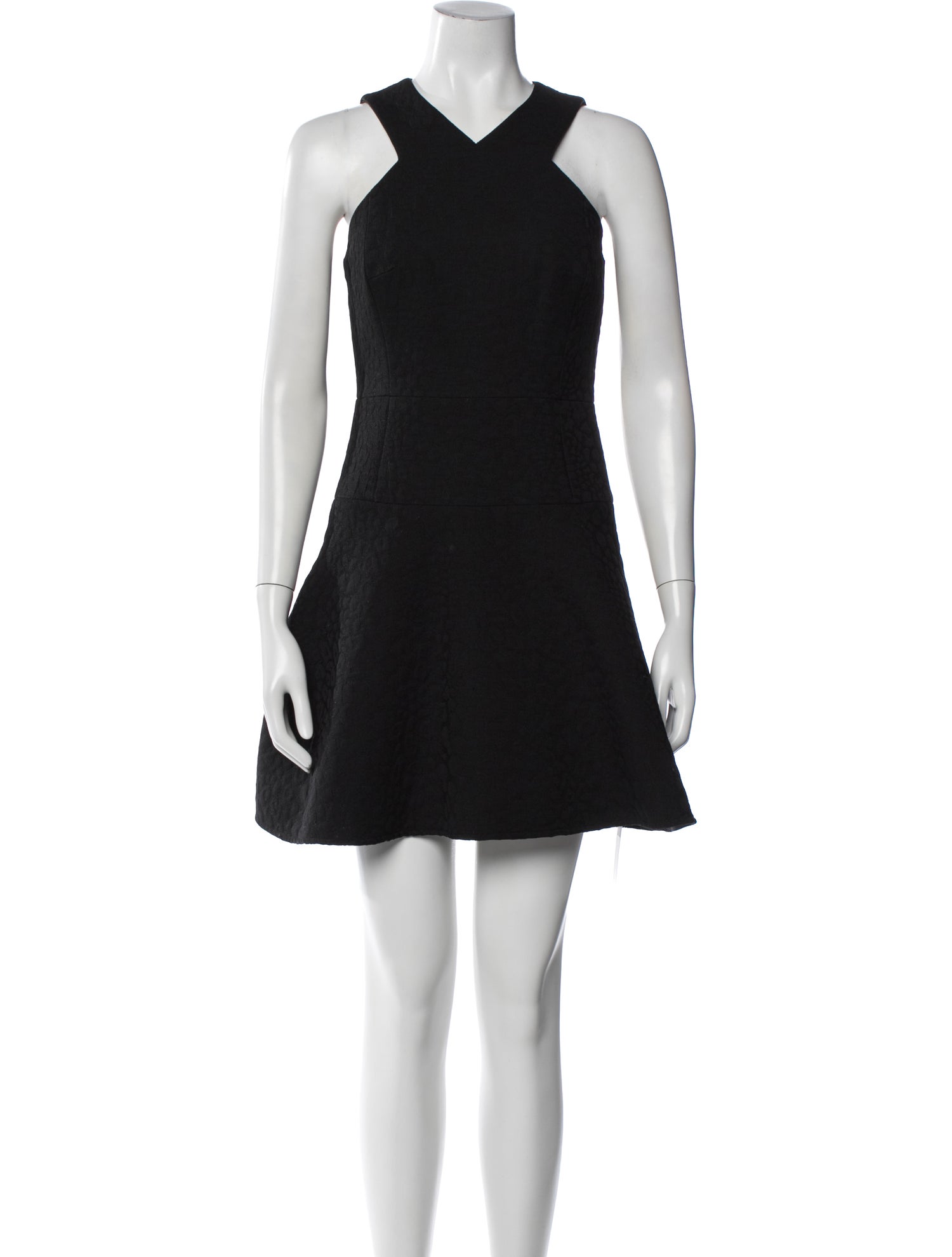 Tibi V-Neck Mini Dress