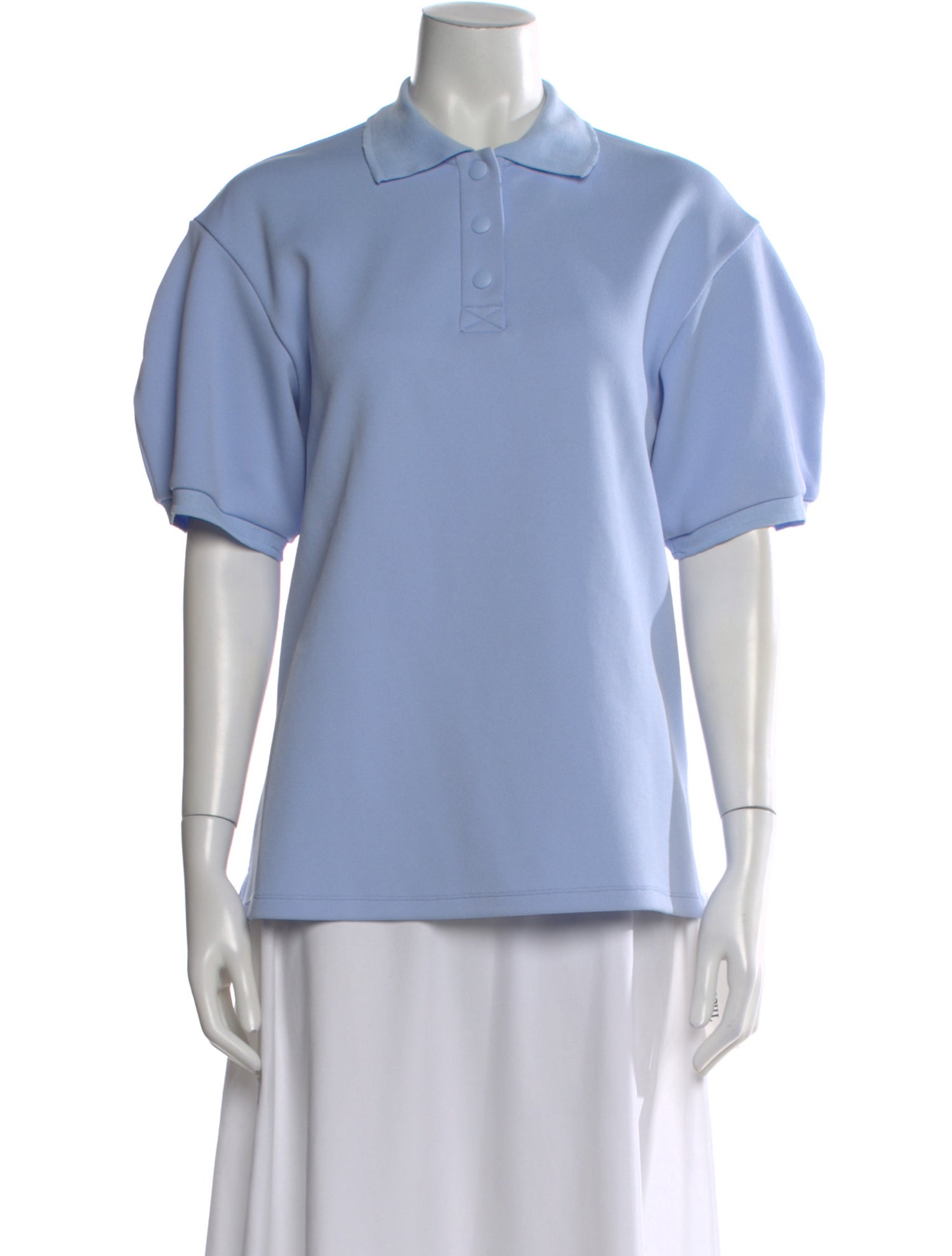 Tibi Short Sleeve Polo