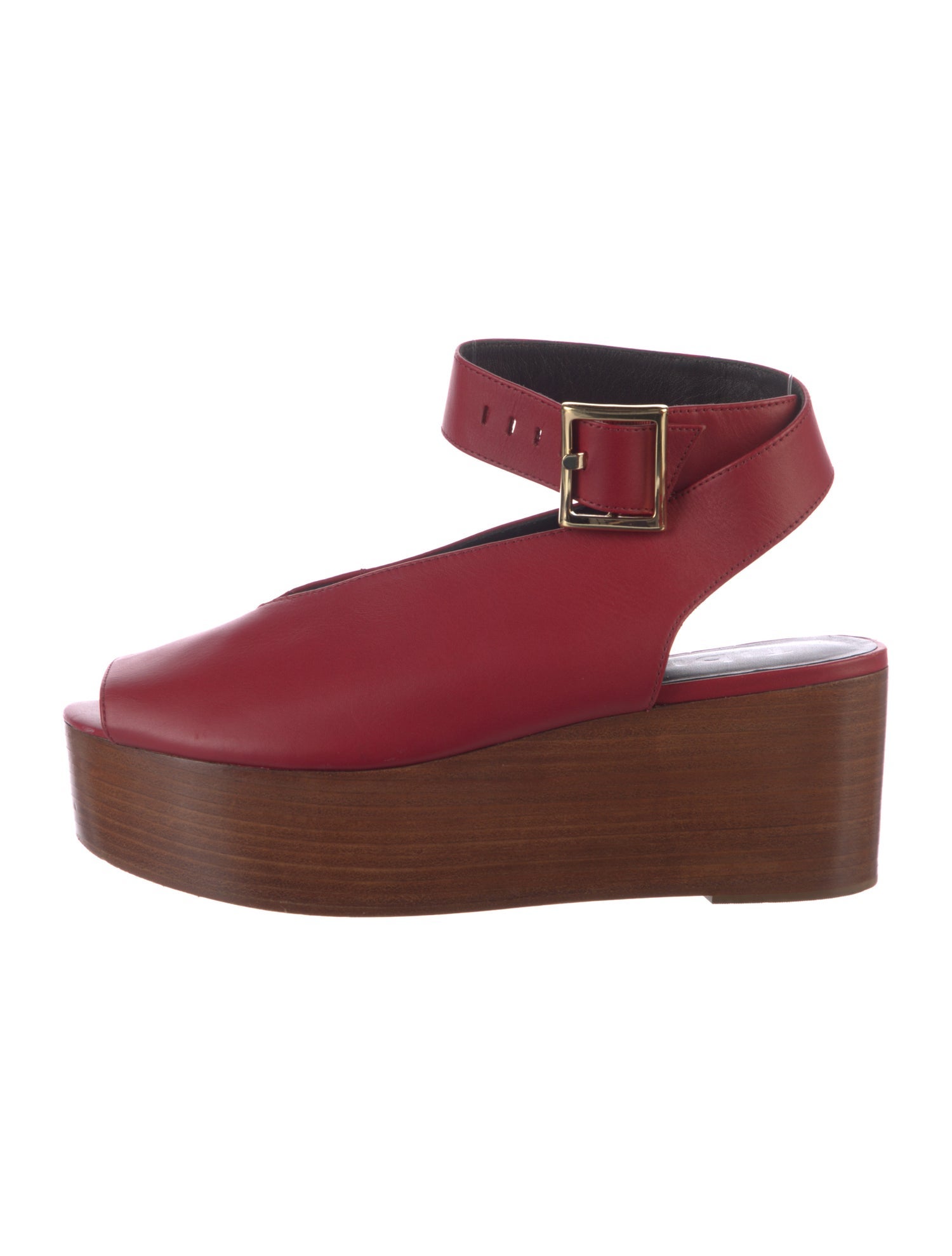 Tibi Leather Slingback Pumps