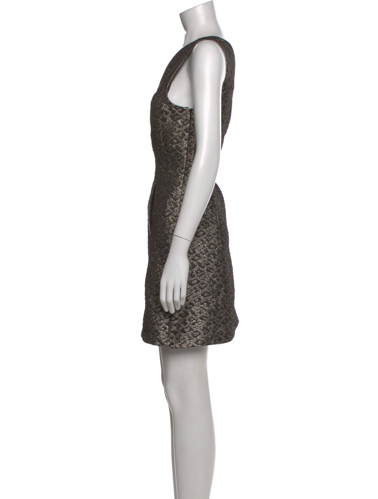 Tibi Animal Print Mini Dress