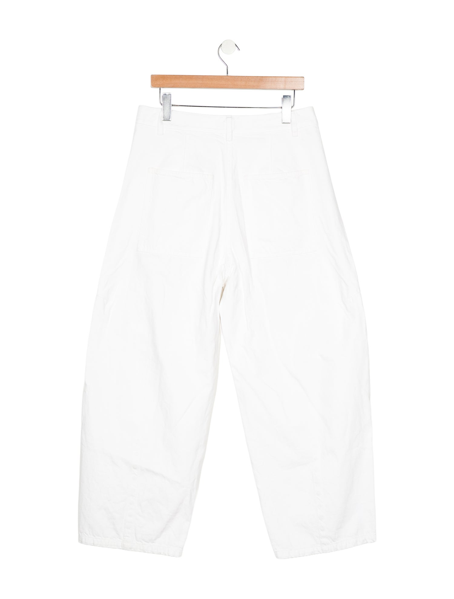 Tibi Mid-Rise Wide Leg Jeans