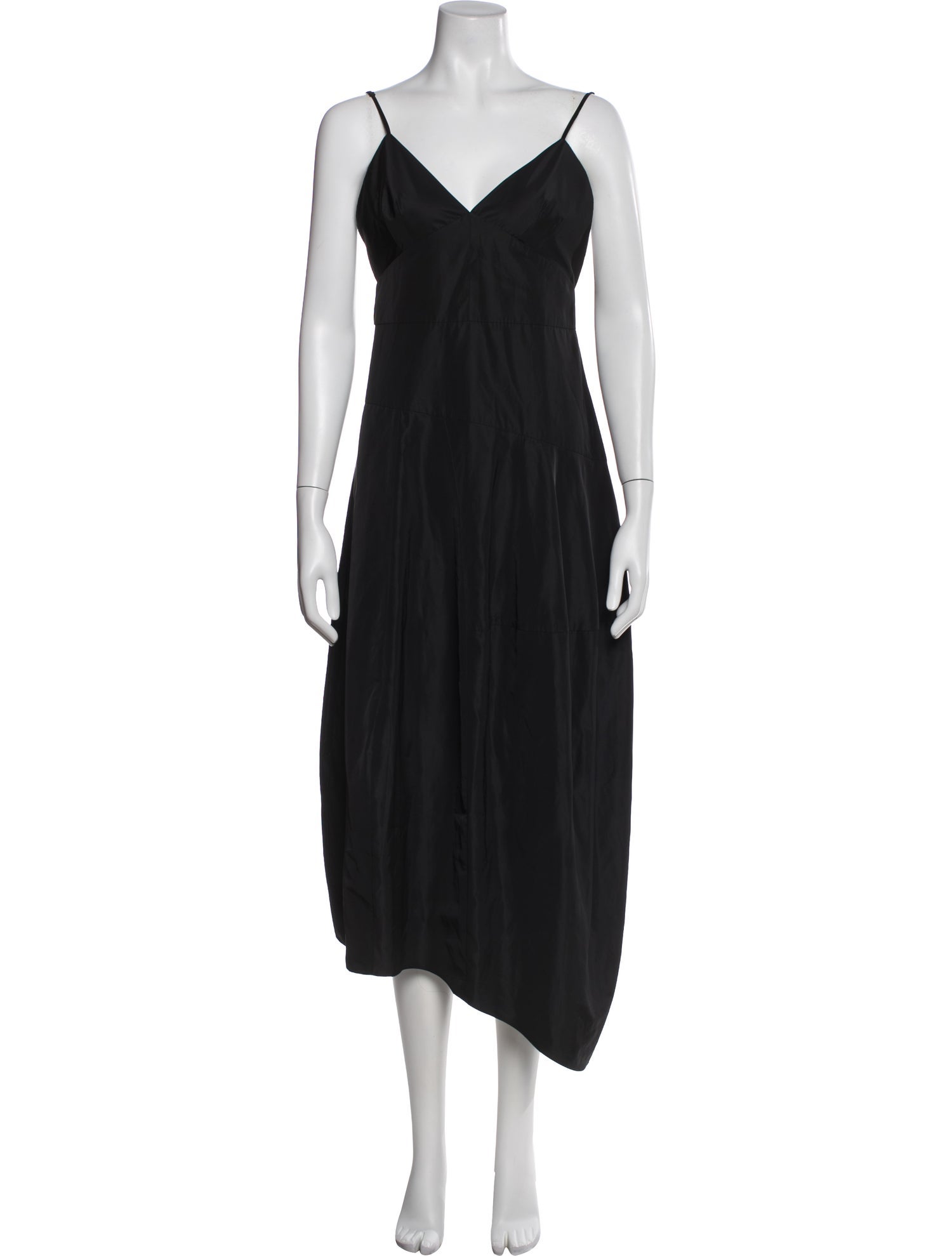 Tibi V-Neck Midi Length Dress