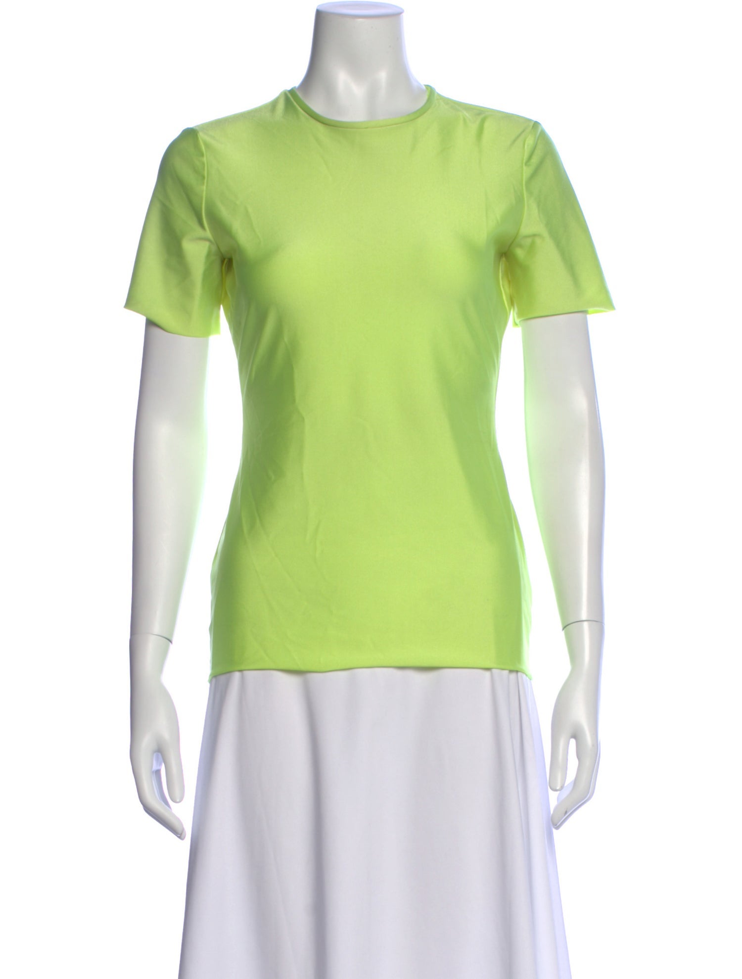 Tibi Crew Neck Short Sleeve T-Shirt