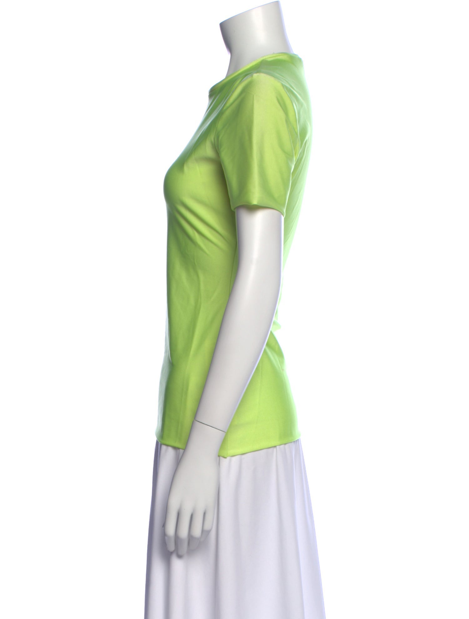 Tibi Crew Neck Short Sleeve T-Shirt