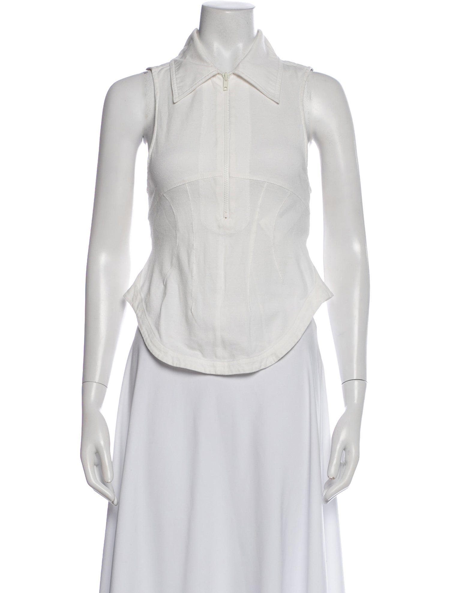 Tibi Sleeveless Crop Top
