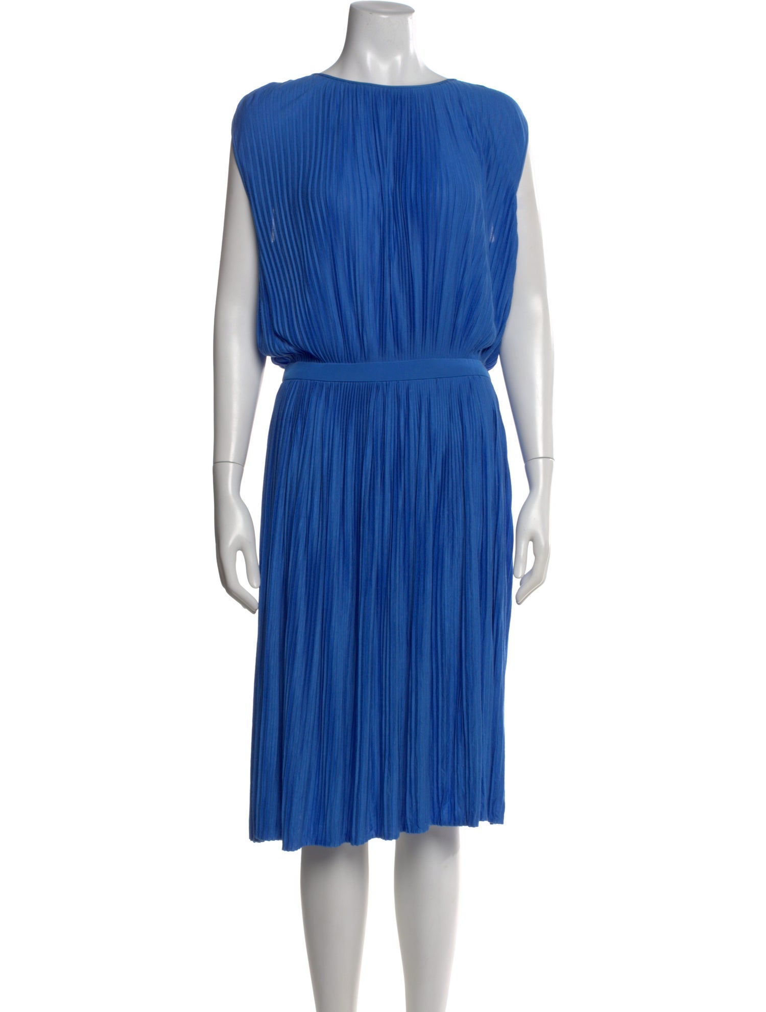 Tibi Crew Neck Midi Length Dress