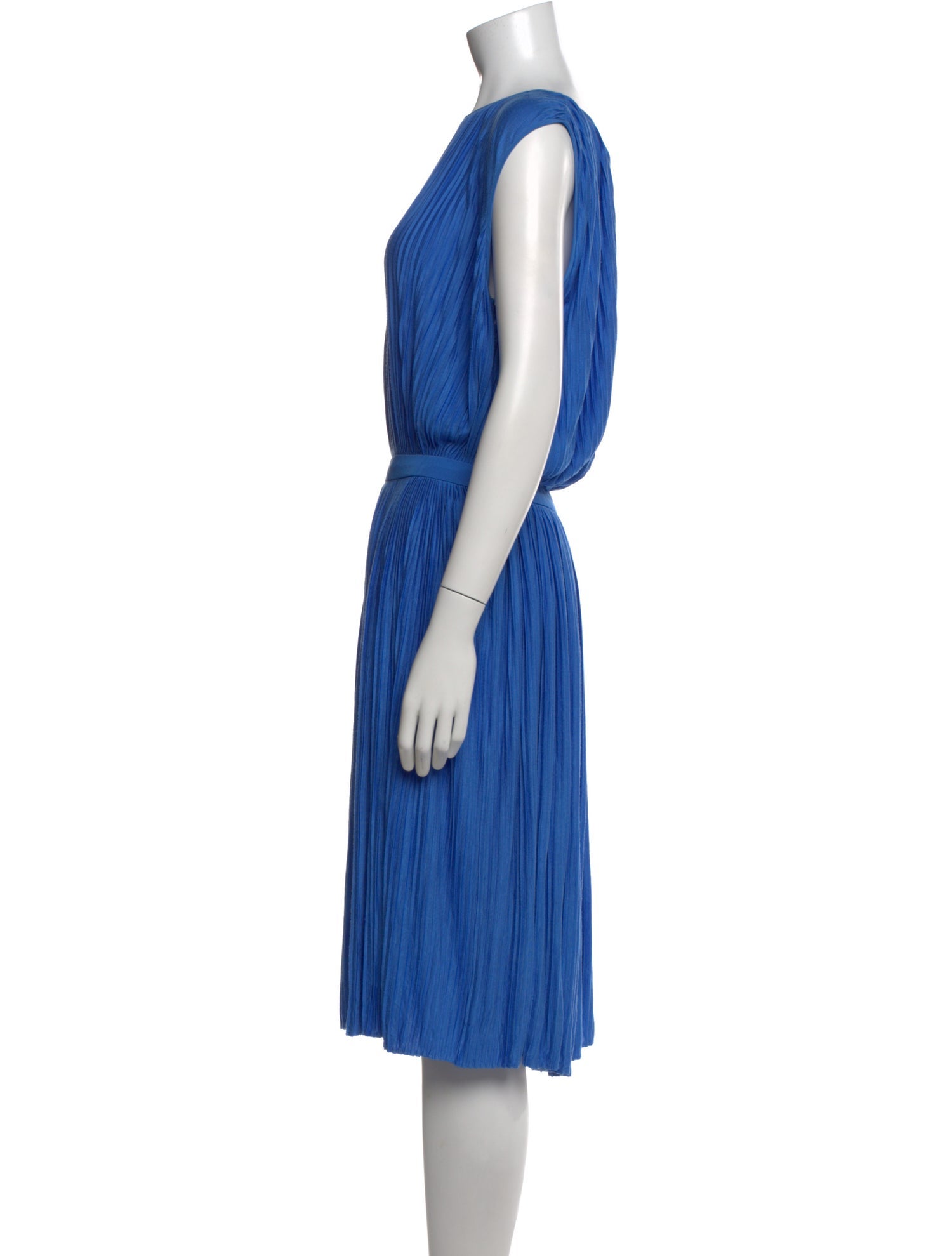 Tibi Crew Neck Midi Length Dress