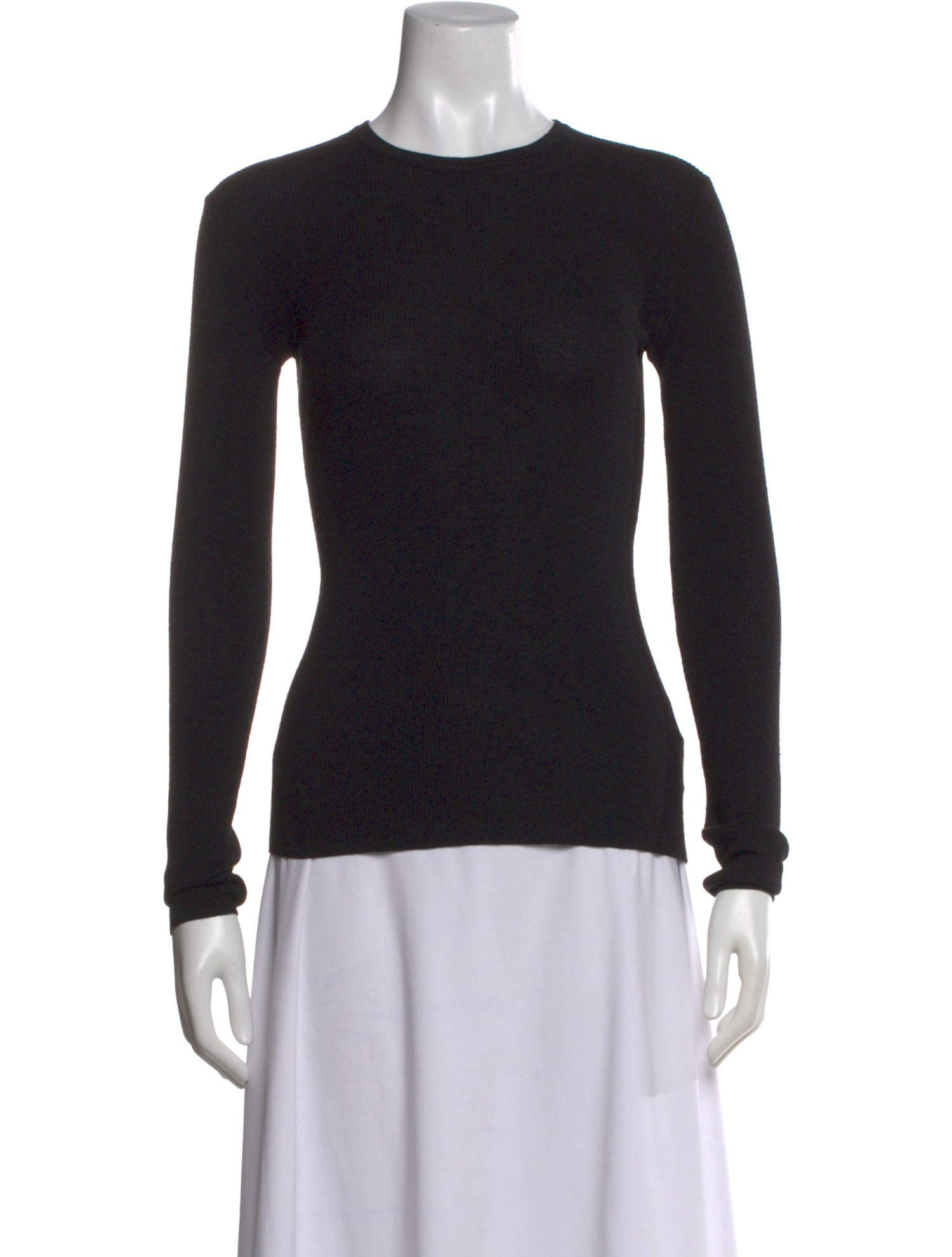 Tibi Wool Crew Neck Sweater