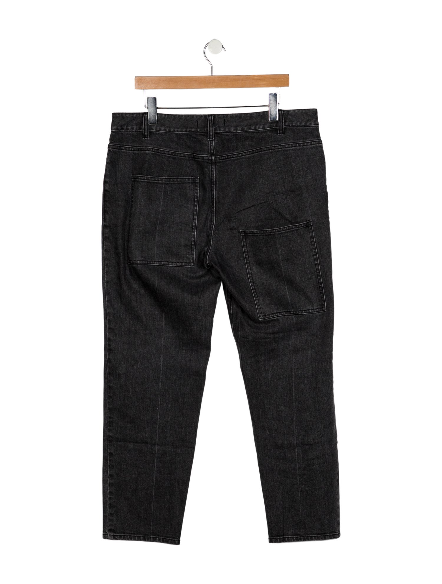 Tibi Mid-Rise Straight Leg Jeans