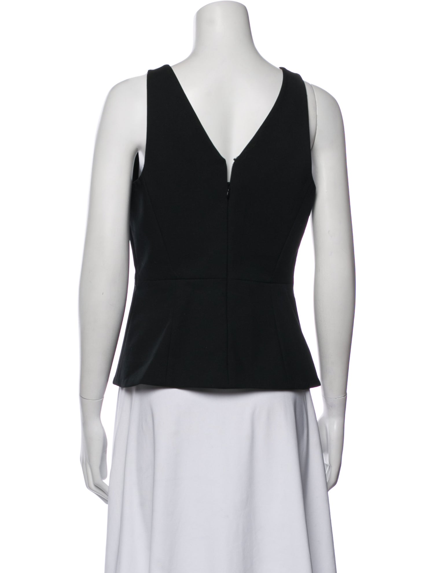 Tibi V-Neck Sleeveless Top