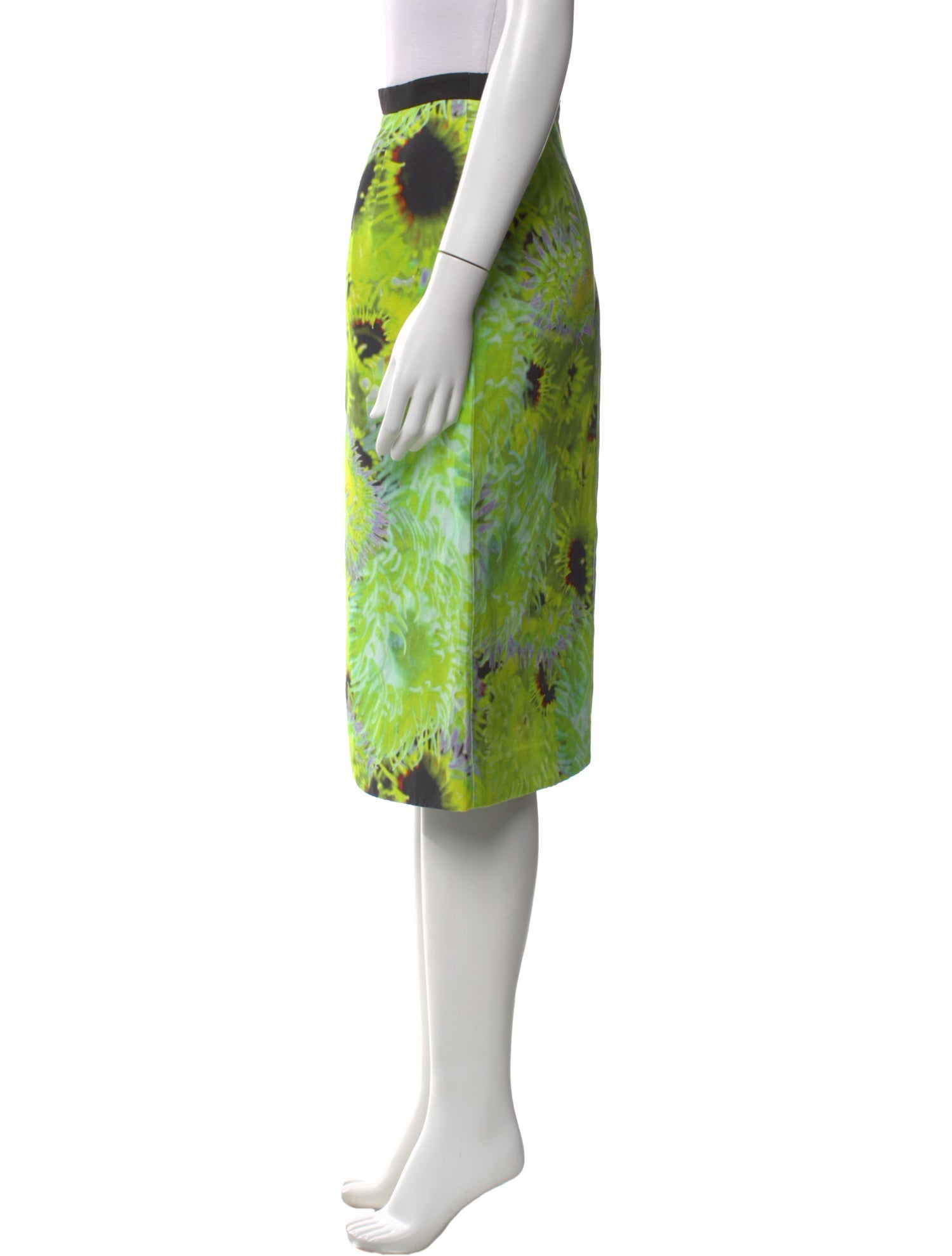 Tibi Silk Midi Length Skirt