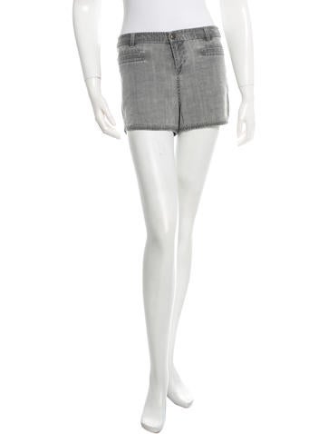 Tibi Washed Denim Shorts w/ Tags