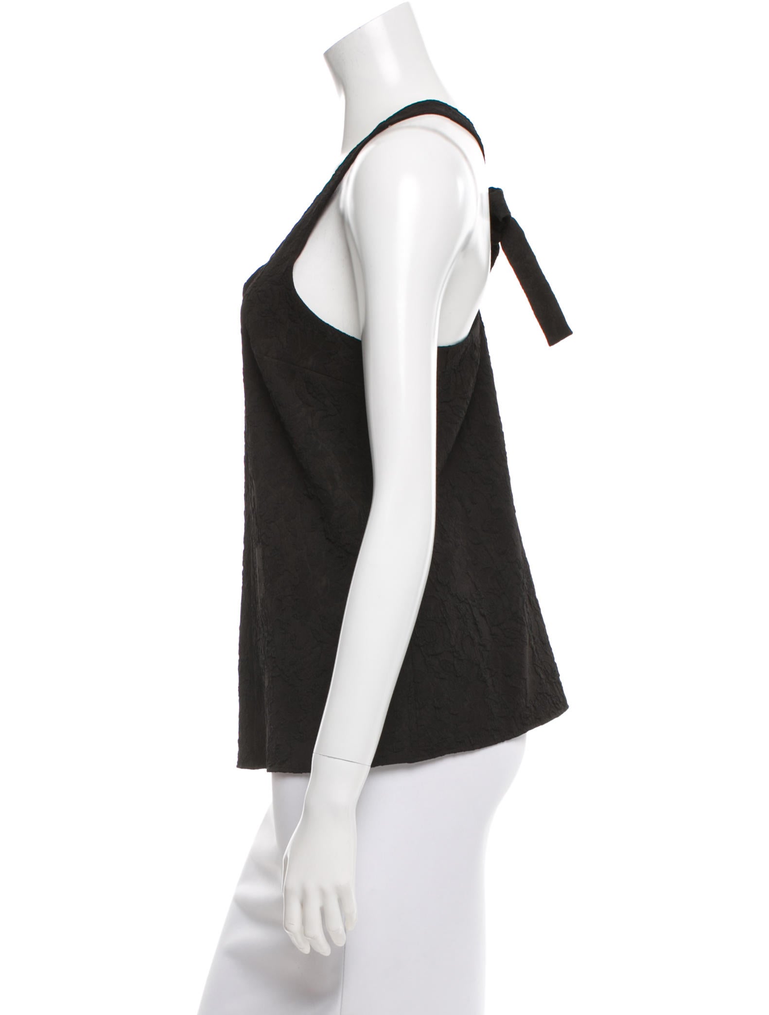 Tibi Sleeveless Textured Top