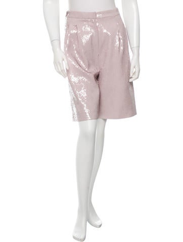 Tibi Sequin Bermuda Shorts w/ Tags