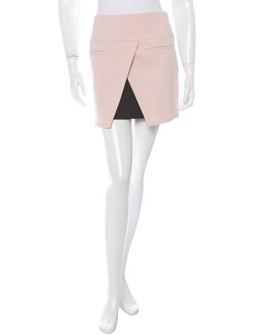 Tibi Colorblock Mini Skirt