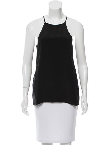 Tibi Sleeveless Silk Top