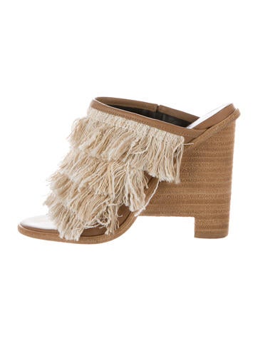 Tibi Ophelia Slide Wedge Sandals