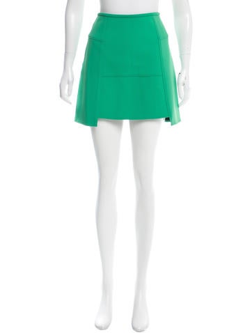 Tibi A-line Mini Skirt